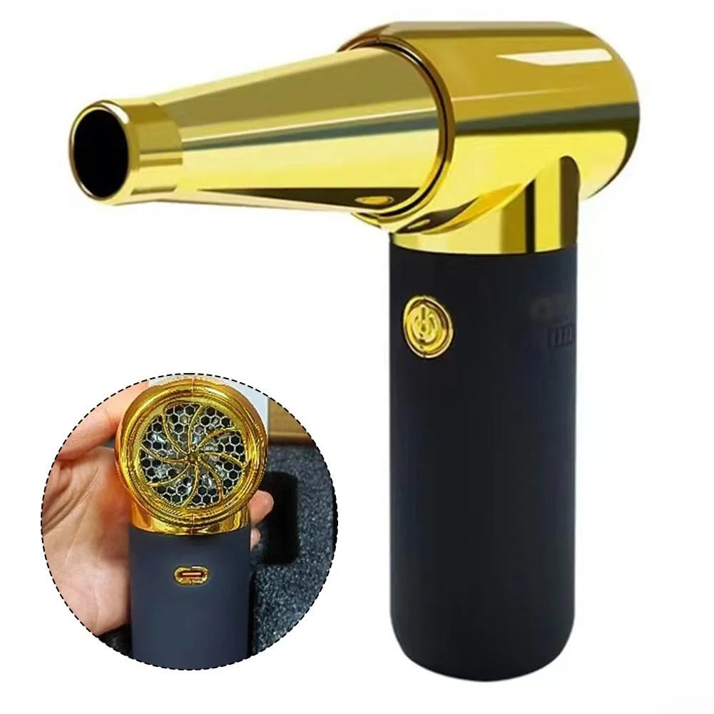Soffiatore a getto con motore brushless, livelli di velocità regolabili, design portatile