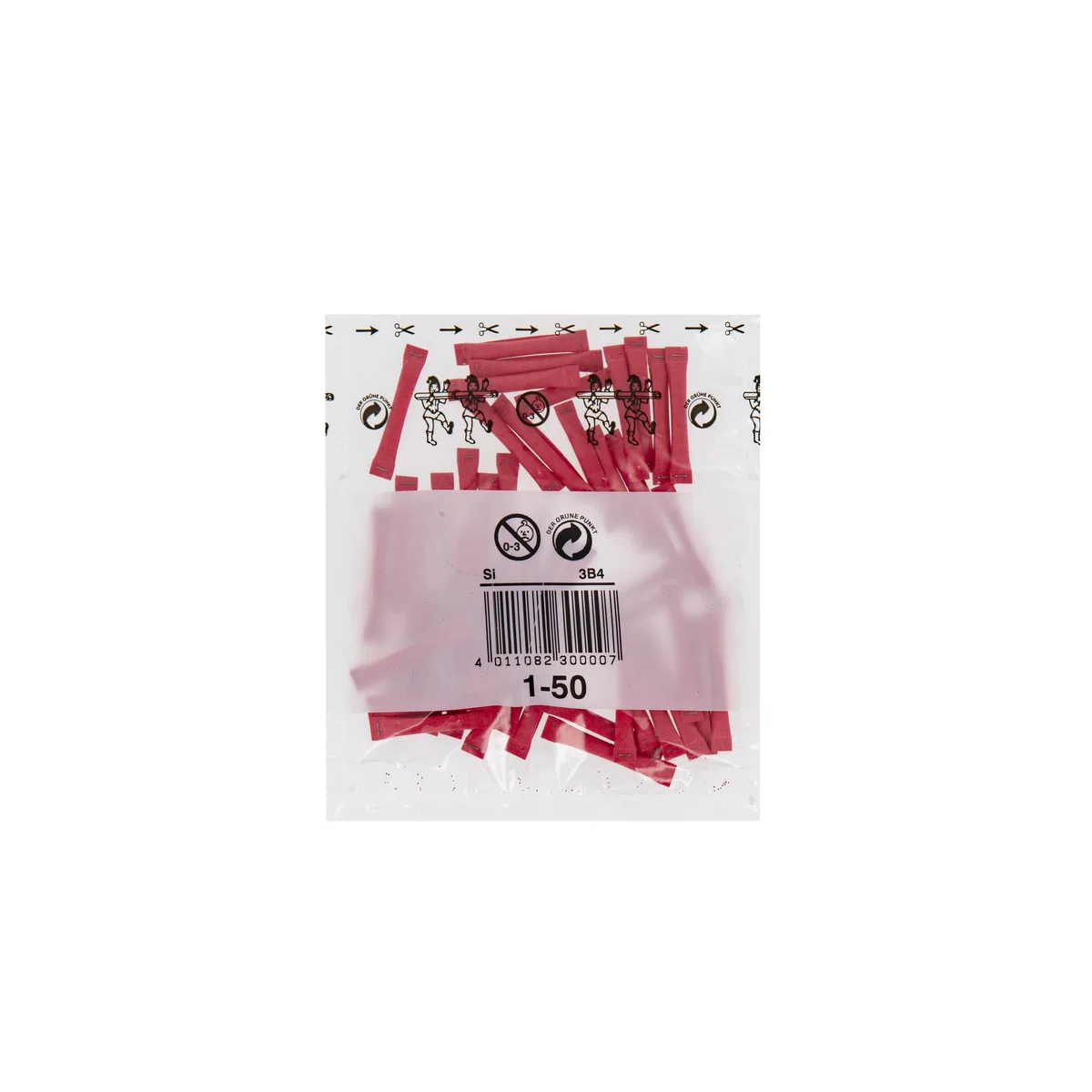 Herlitz 791863 vincente 501-1000 10 x 50 pezzi, rosso, numerato