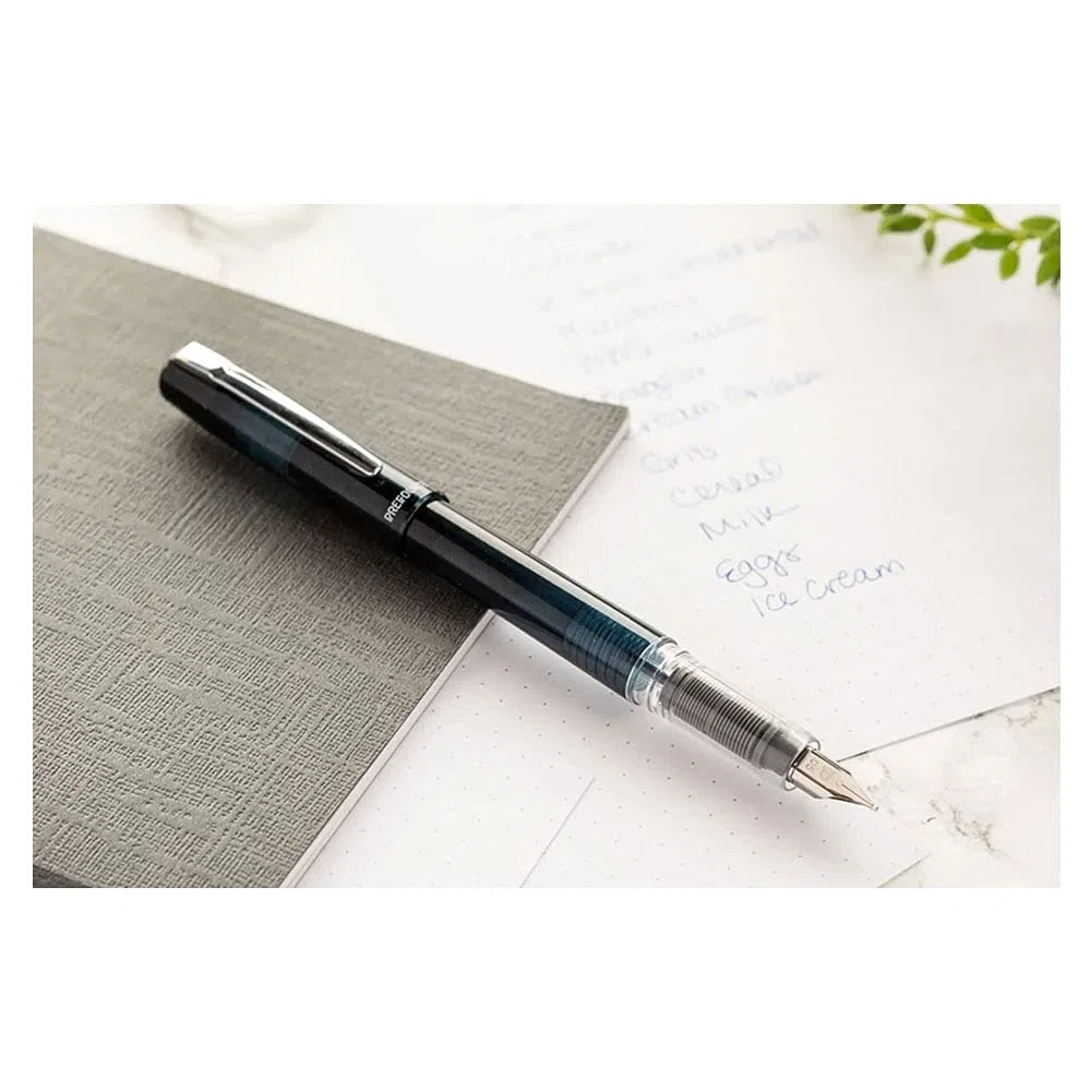 PLATINUM Prefounte Graphite Blue Penna stilografica