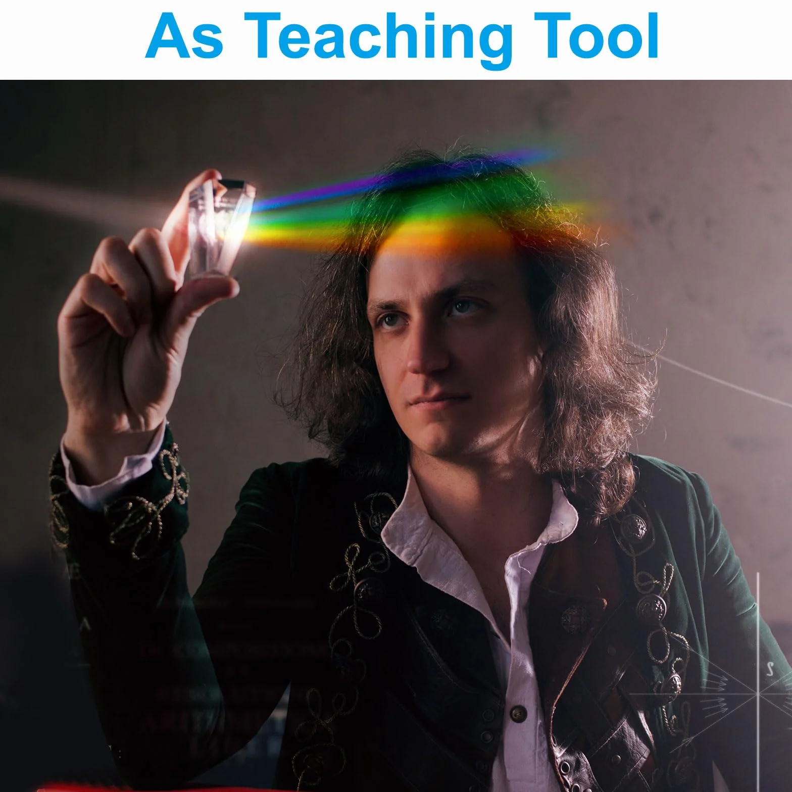 PATIKIL 150mm/6" Prisma Triangolare 4pz Vetro Ottica Cristallo Arcobaleno Prisma per Fotografia Fisica Insegnamento Luci Foto Chiaro