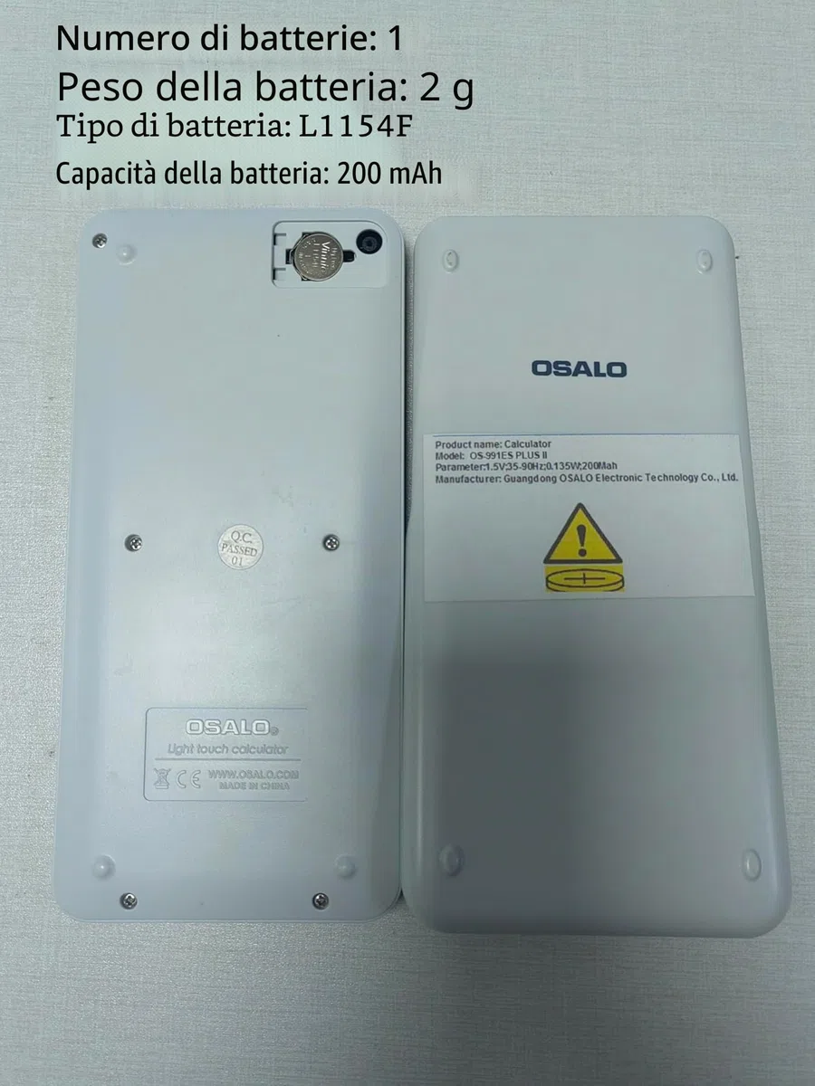 OSALO Calcolatrice scientifica 417 Funzione 10+2 cifre Display Scritto Solare e Batteria Calcolatrice Custodia Protettiva per Scuola Nero (OS 991ES Plus 2nd Edition)