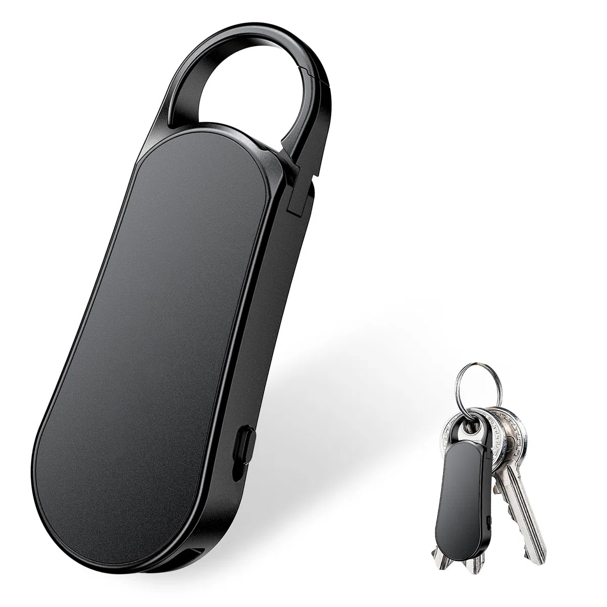 64GB Ponovo Registratore Vocale Design Portachiavi con Custodia in Metallo, Funzionamento a Un Tasto, Audio Hi‑Fi 1536 kbps e Attivazione Vocale – Ideale per Interviste e Riunioni