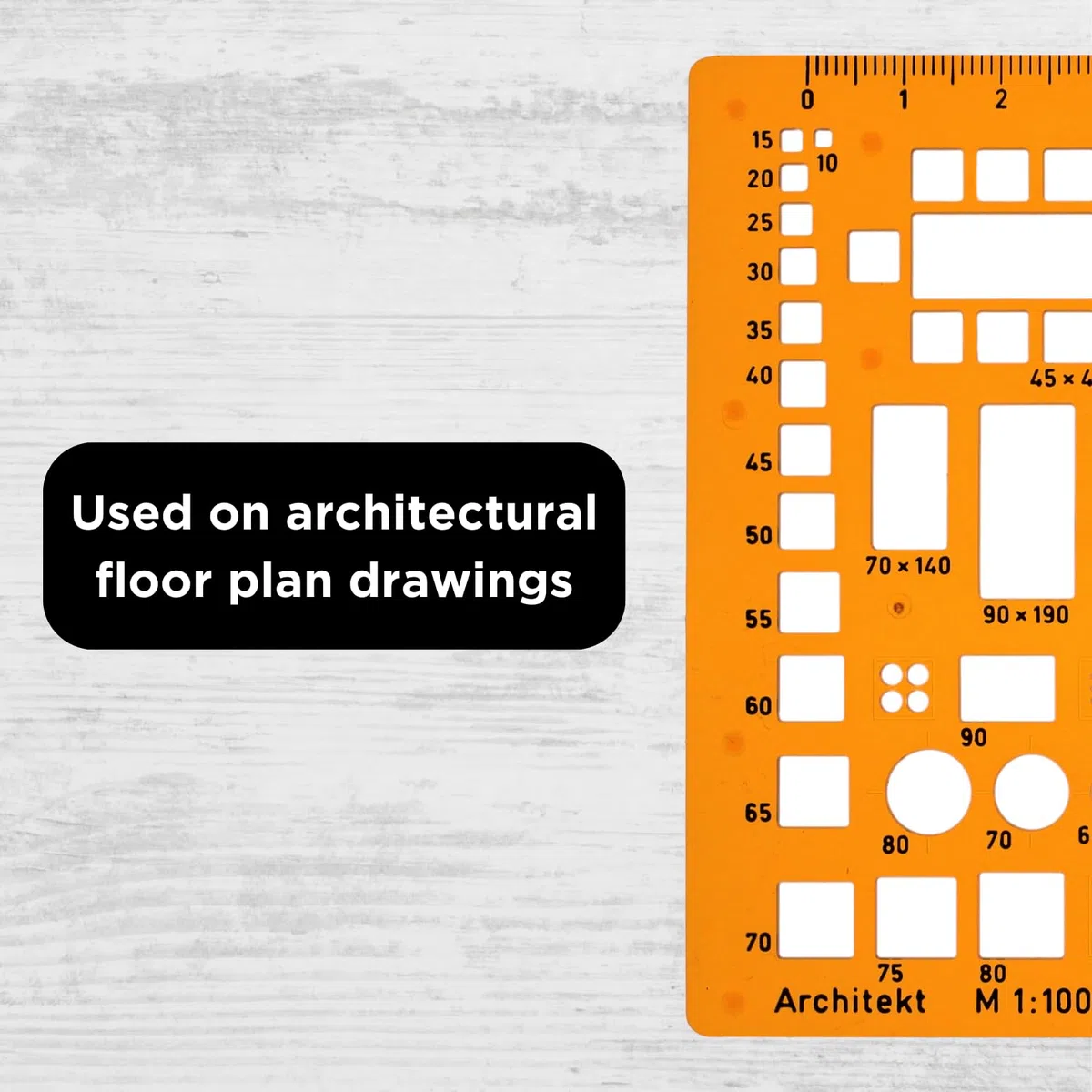 Architettura Stencil 1:100 - Stencil Sanitario 1:100 - Mobili Stencil di disegno Interior Design - Stencil di disegno tecnico - Architettura Stencil per il disegno tecnico - icone idraulico