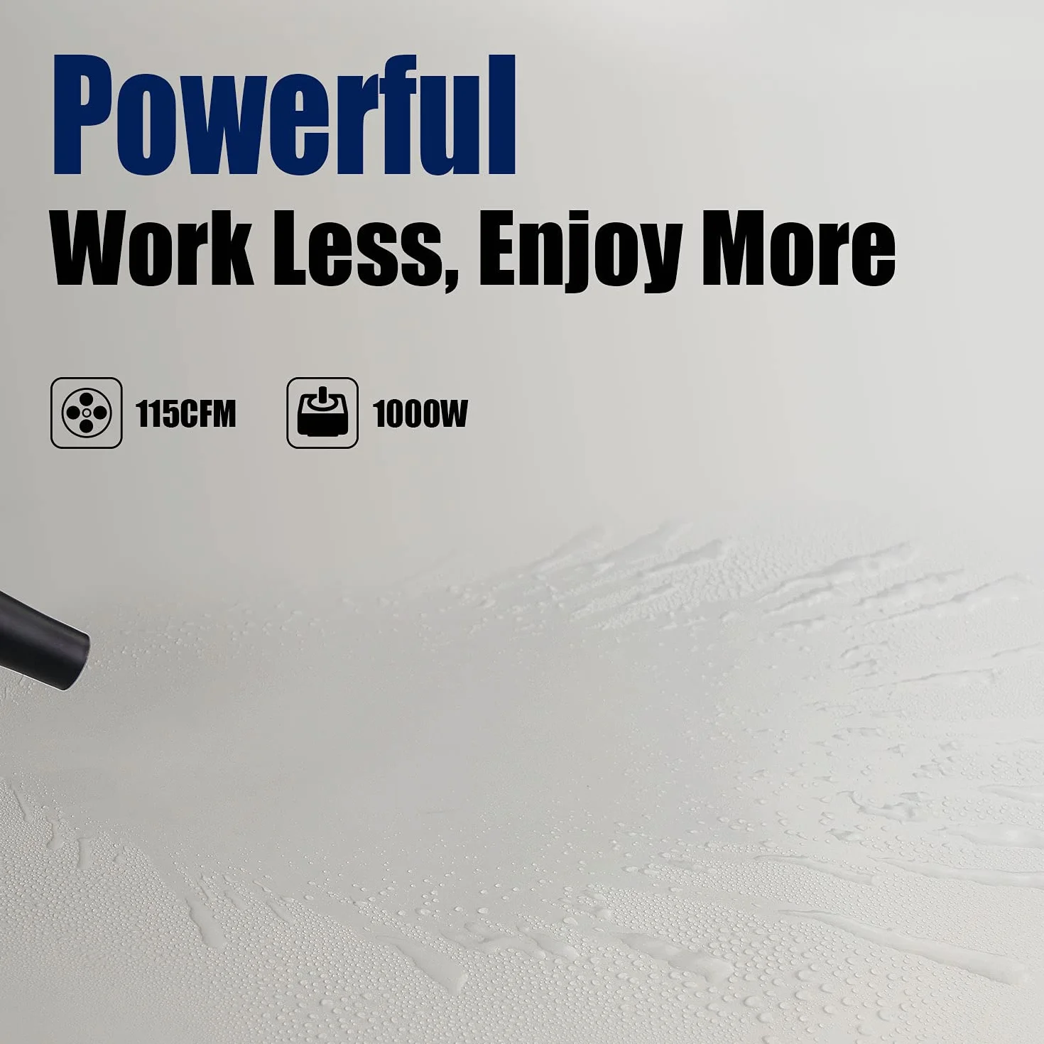 XPower Electric Air Duster for Dusting Drying Inflating Blowing Vacuuming Car Detailing Computer Leaf Blowing High Performance Motor Eco-Friendly (A-5)