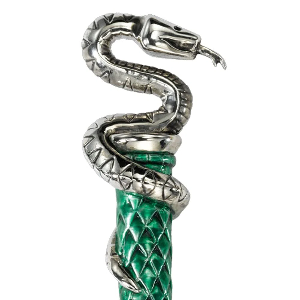 The Noble Collection Penna Serpeverde placcata argento