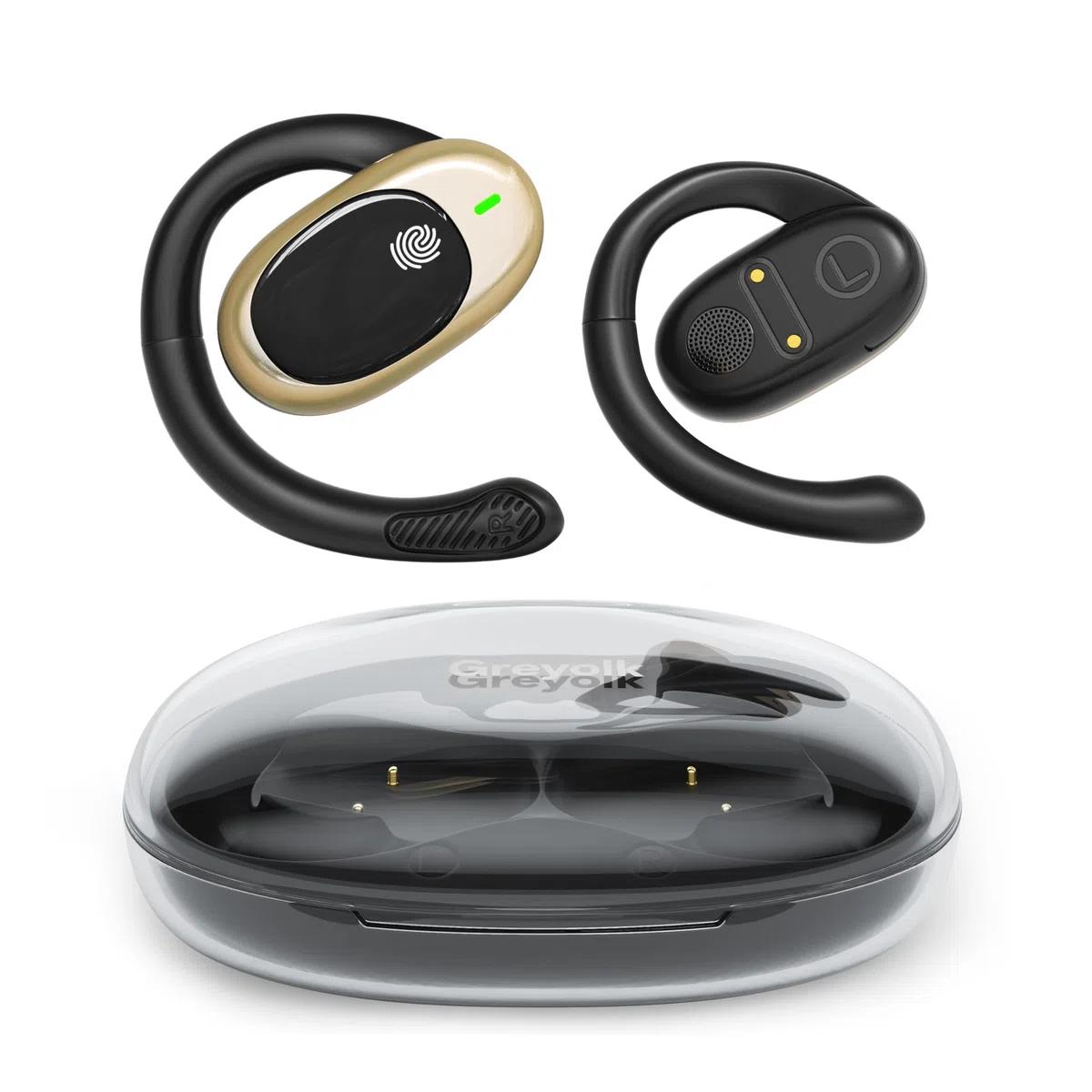 AI Cuffie Traduzione, Bluetooth 5.4 Traduttore Istantaneo Vocale con 156 Lingue, Auricolari di Traduzione con 5 modalità, Codice di Autorizzazione Permanente, Cuffie Bluetooth per Viaggi/Affari