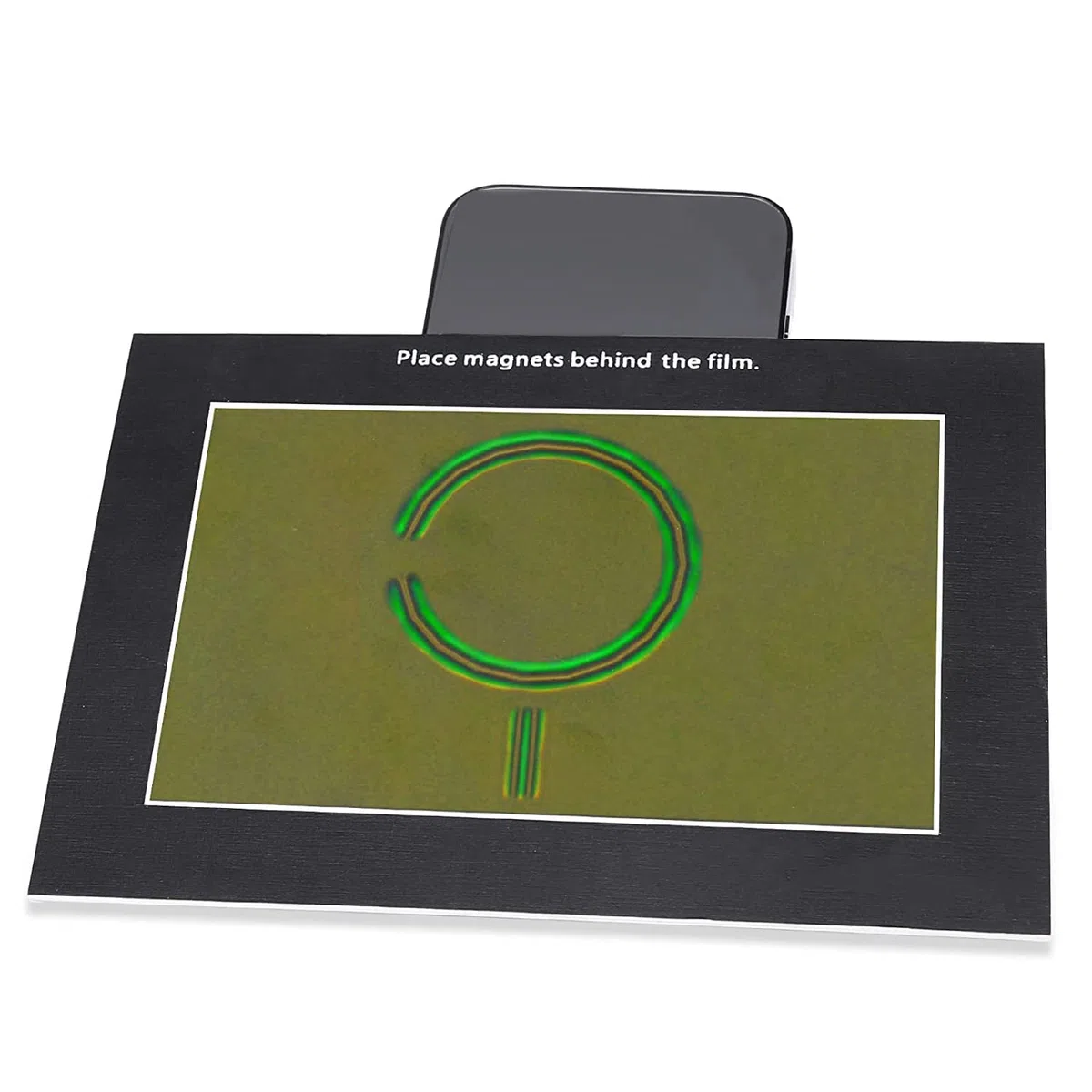 Pellicola magnetica per osservazione del campo magnetico, 4 X 6, pellicola di osservazione magnetica riutilizzabile, foglio di visualizzazione del flusso magnetico