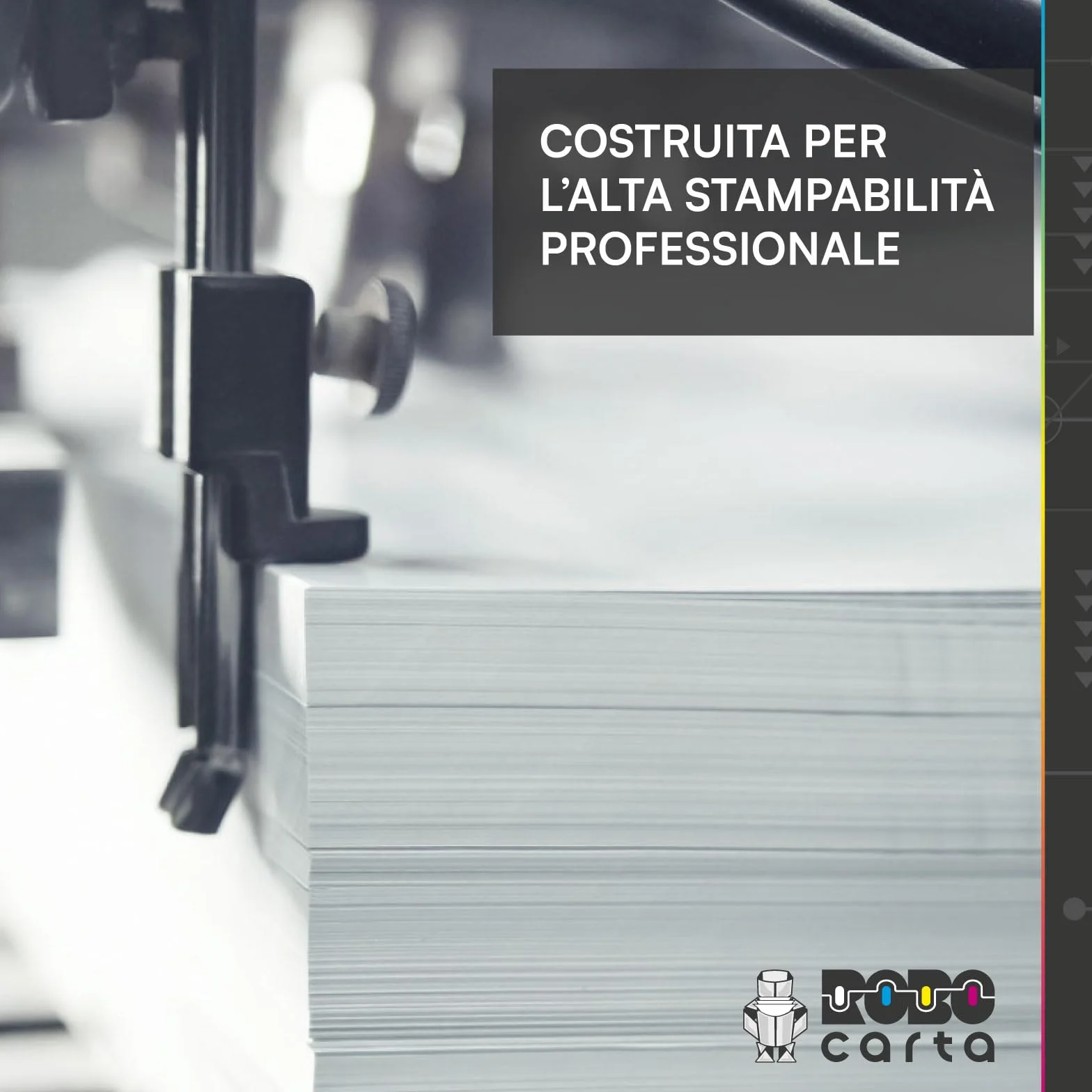 Carta A4 Economica per Stampante, 5 Risme da 500 Fogli - 2500 Totali, RoboCarta da 80gr per Ufficio, Fotocopie, Multiuso