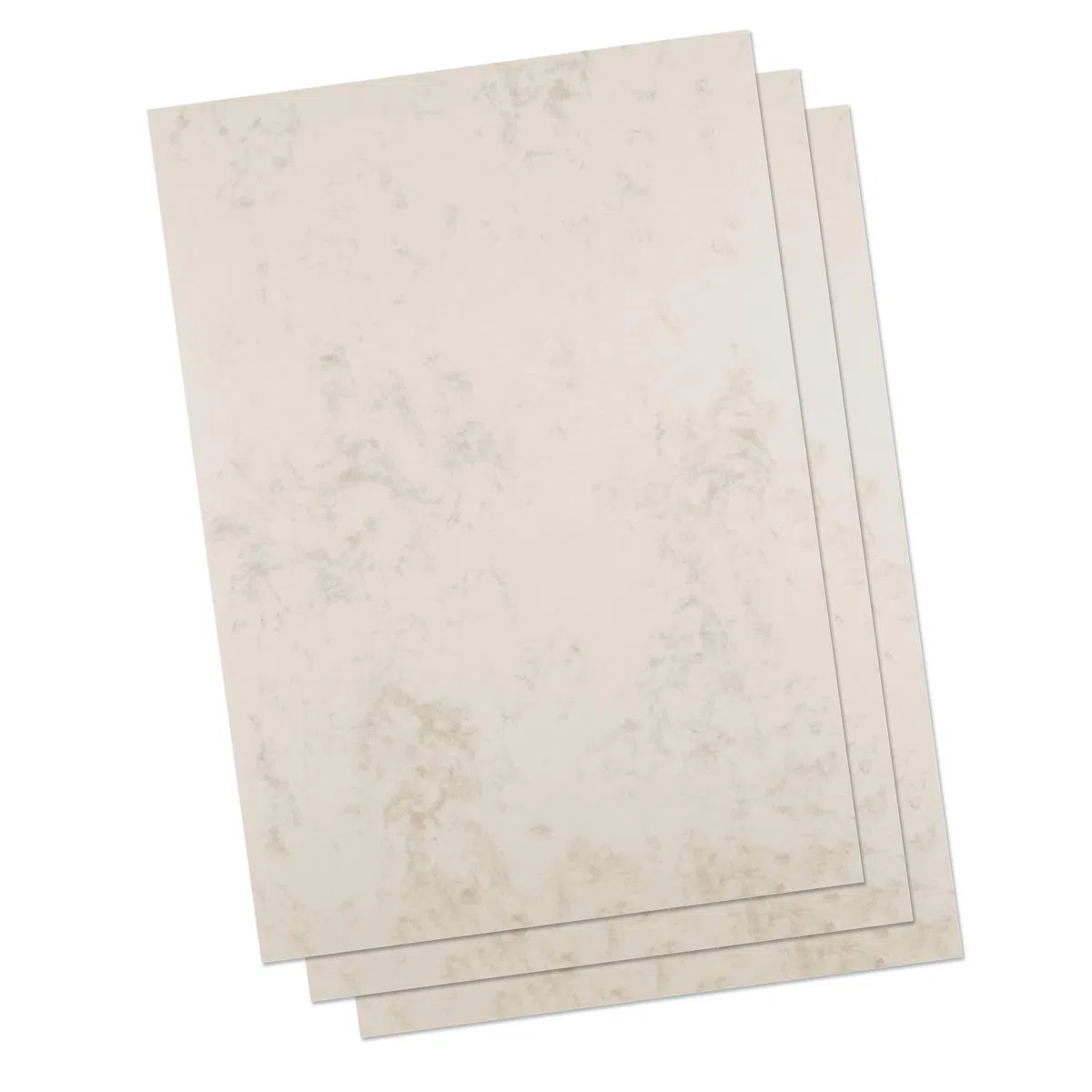 50 fogli di cartoncino marmorizzato camoscio, 200 g, formato A4, carta per stampante marmorizzata ideale come menù, certificato e certificato