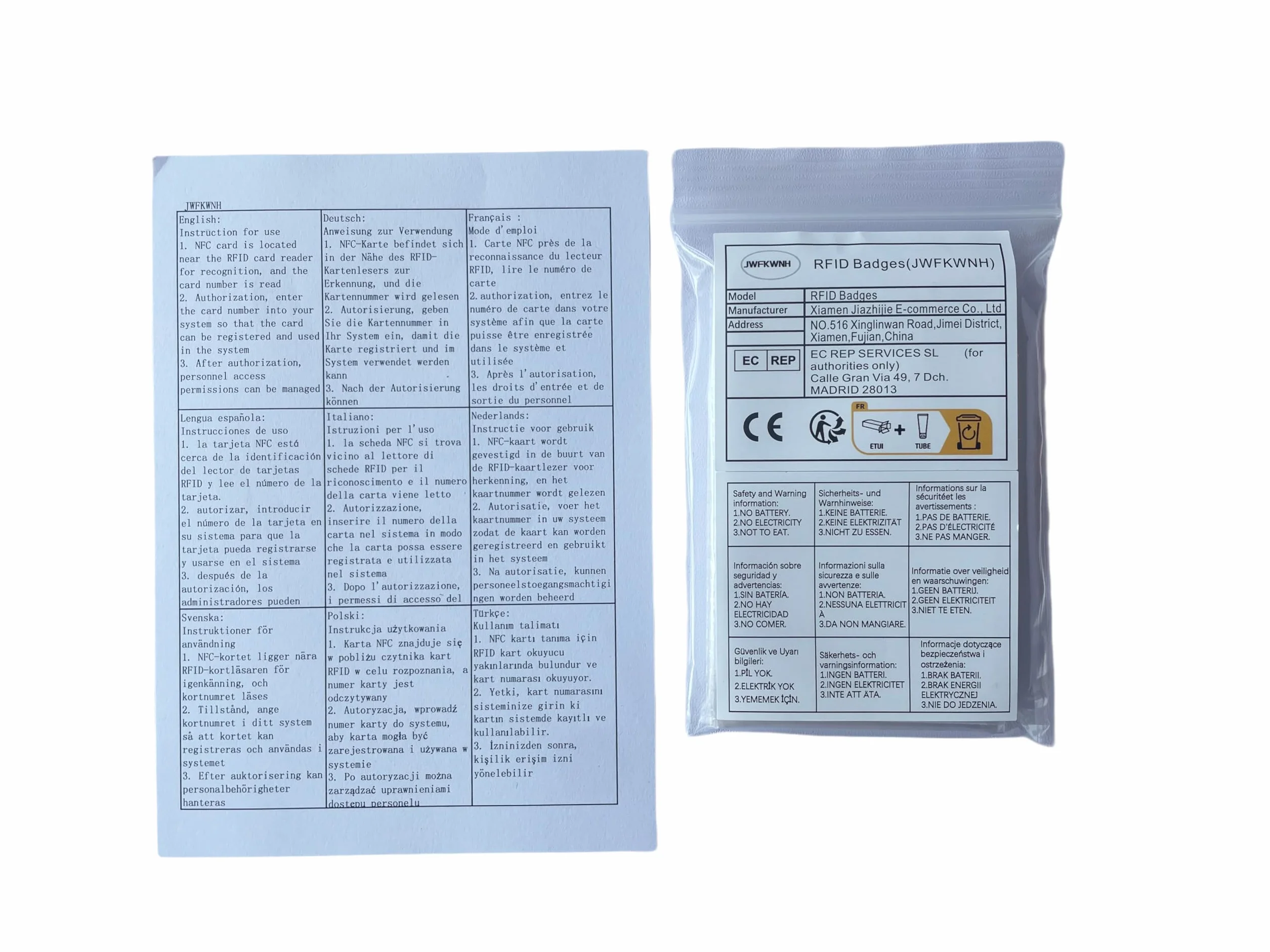 100 x Dallas DS1990A DS1990 F5 Numero di serie iButton I-Button Key IB Tag Card Impermeabile RFID TAG (nero)