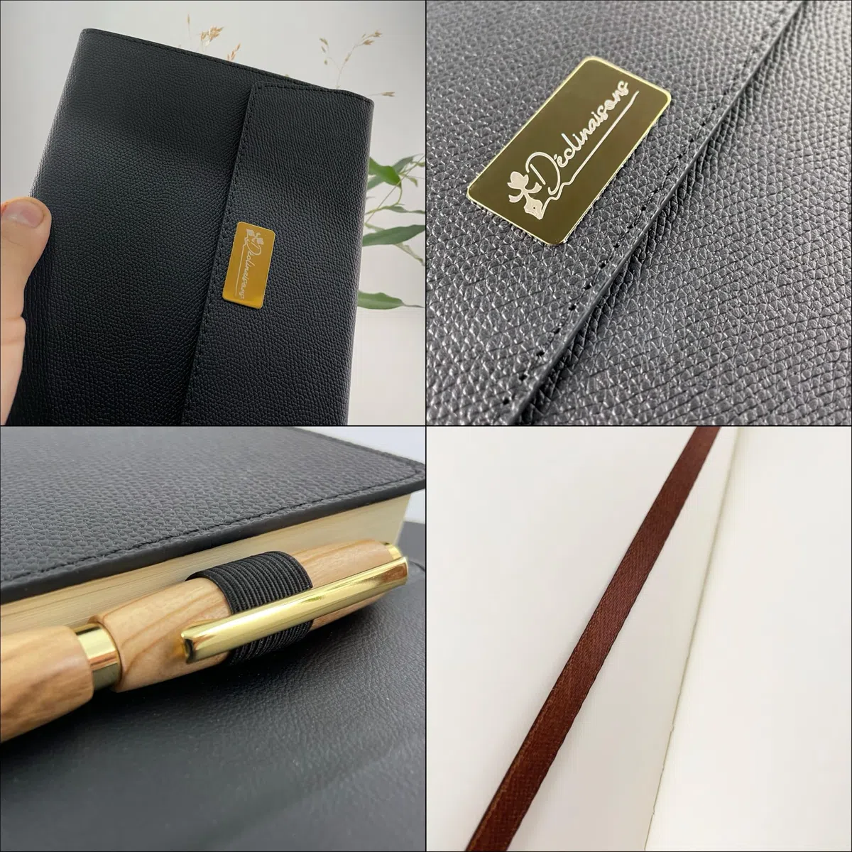 Set di scrittura : Penna Sfera Legno di Ulivo Italiano Personalizzato + Taccuino A5. Confezione regalo | Natale, Affari, Dottore, Anniversario