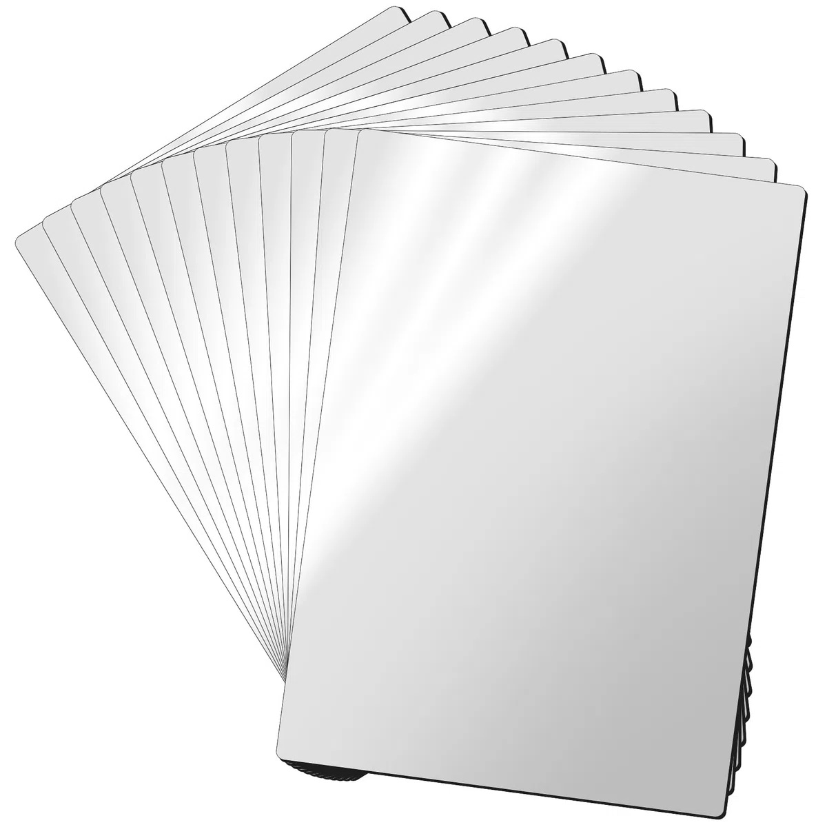 LLPT Carta Magnetica Stampabile 21 cm x 30 cm Foglio Magnetica 12 Fogli | Pellicola Magnetica Carta Lucida per Stampante a Getto d'inchiostro per Foto Cartelli Artigianali Frigorifero