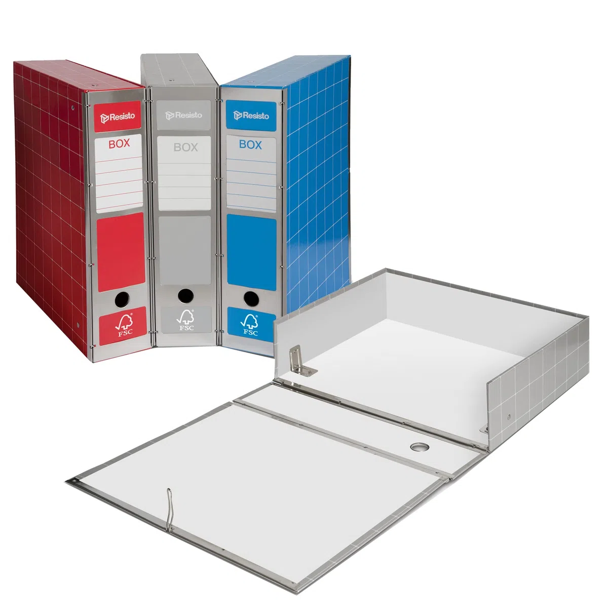 Resisto - RESX401-BL - SCATOLA ARCHIVIO BOX4 BLU