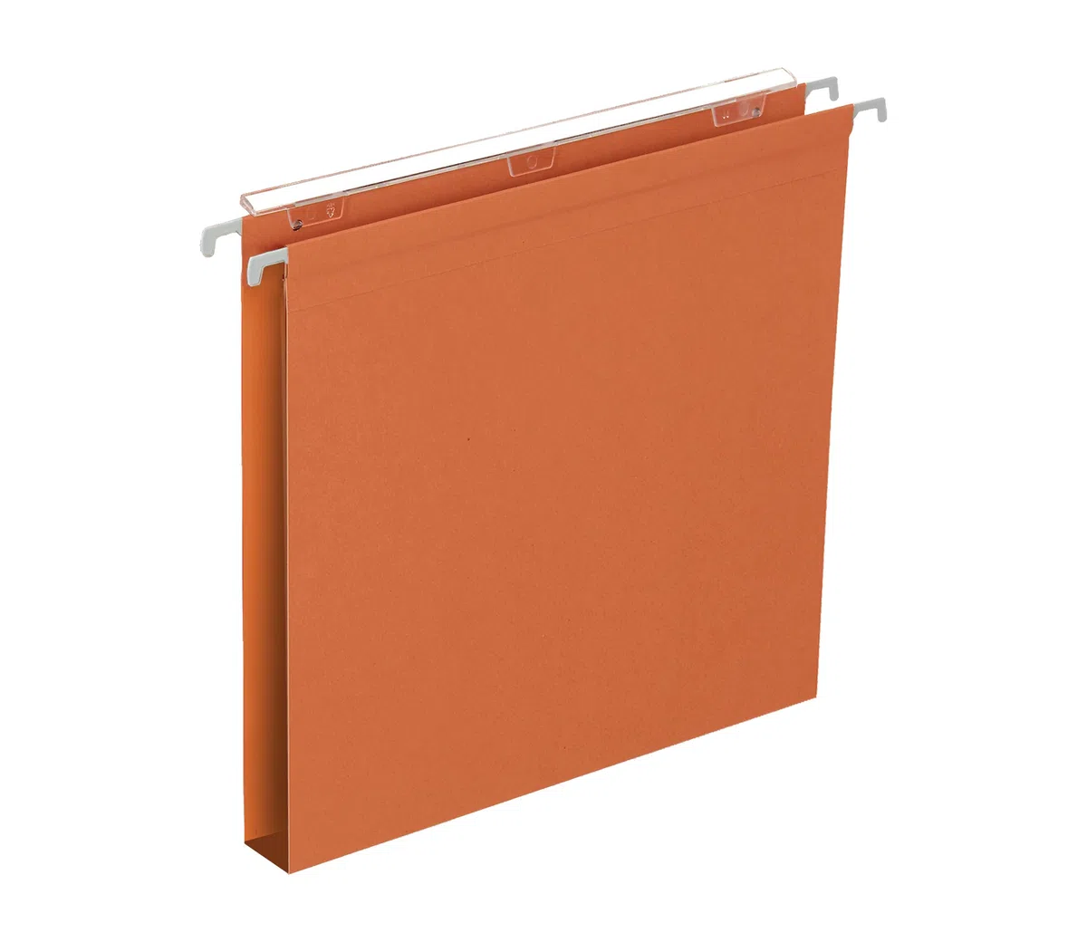 Elba - 400126767 Cartelle Sospese per Cassetto, Interasse 33, Fondo U, 30 mm, Formato Esterno 38 x 25, Arancio, Confezione da 25 Pezzi