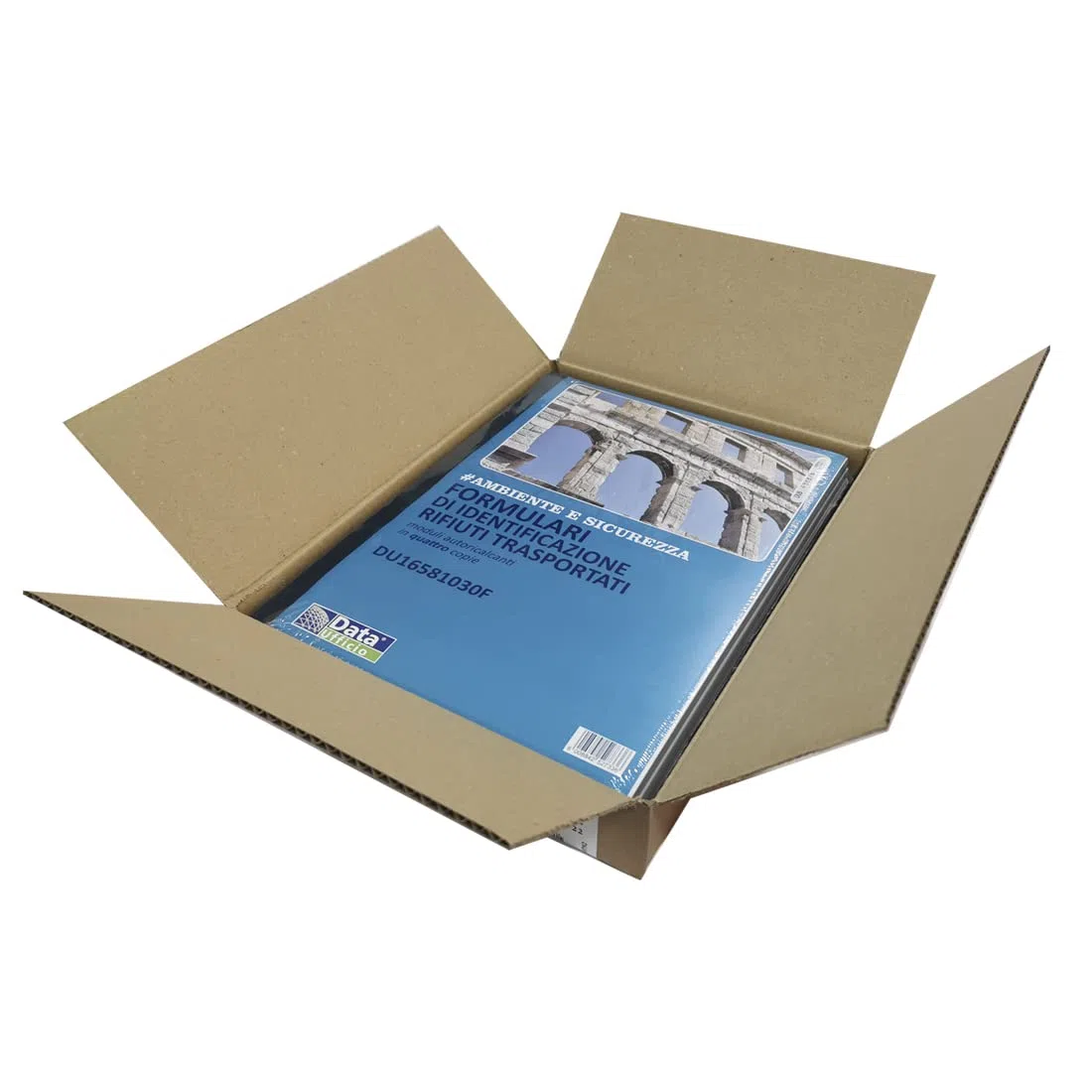 Confezione 5 pezzi Formulario Identificazione Rifiuti 25 moduli in 4 copie autocopianti in formato A4 Gruppo Buffetti OM16581030F