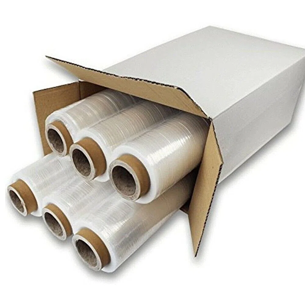 EURONOVITA' SRL ITALY Pellicola da imballaggio 6 rotoli Film Estensibile Manuale Trasparente spessore 23 my, 2,2 Kg, altezza 50 cm EN-23050
