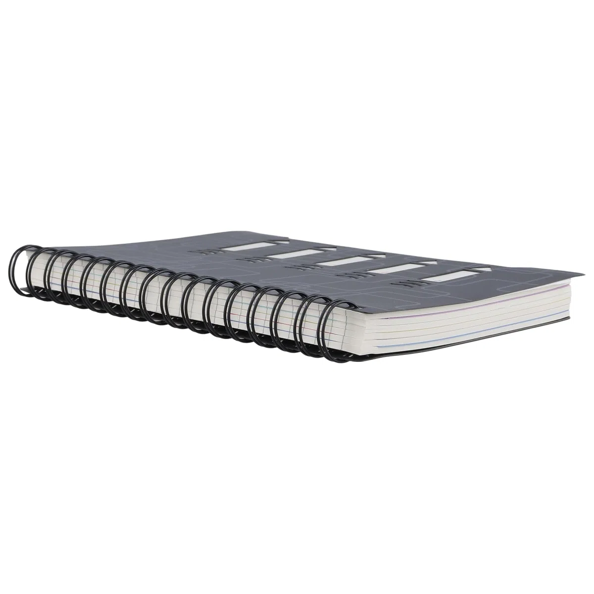 SINJEUN 3 pezzi 21 x 16,5 cm nero taccuino A5 ad anelli, 150 fogli a spirale, taccuino A5 a righe, rilegatura a spirale per appunti al lavoro, in viaggio, nella vita quotidiana e in ufficio