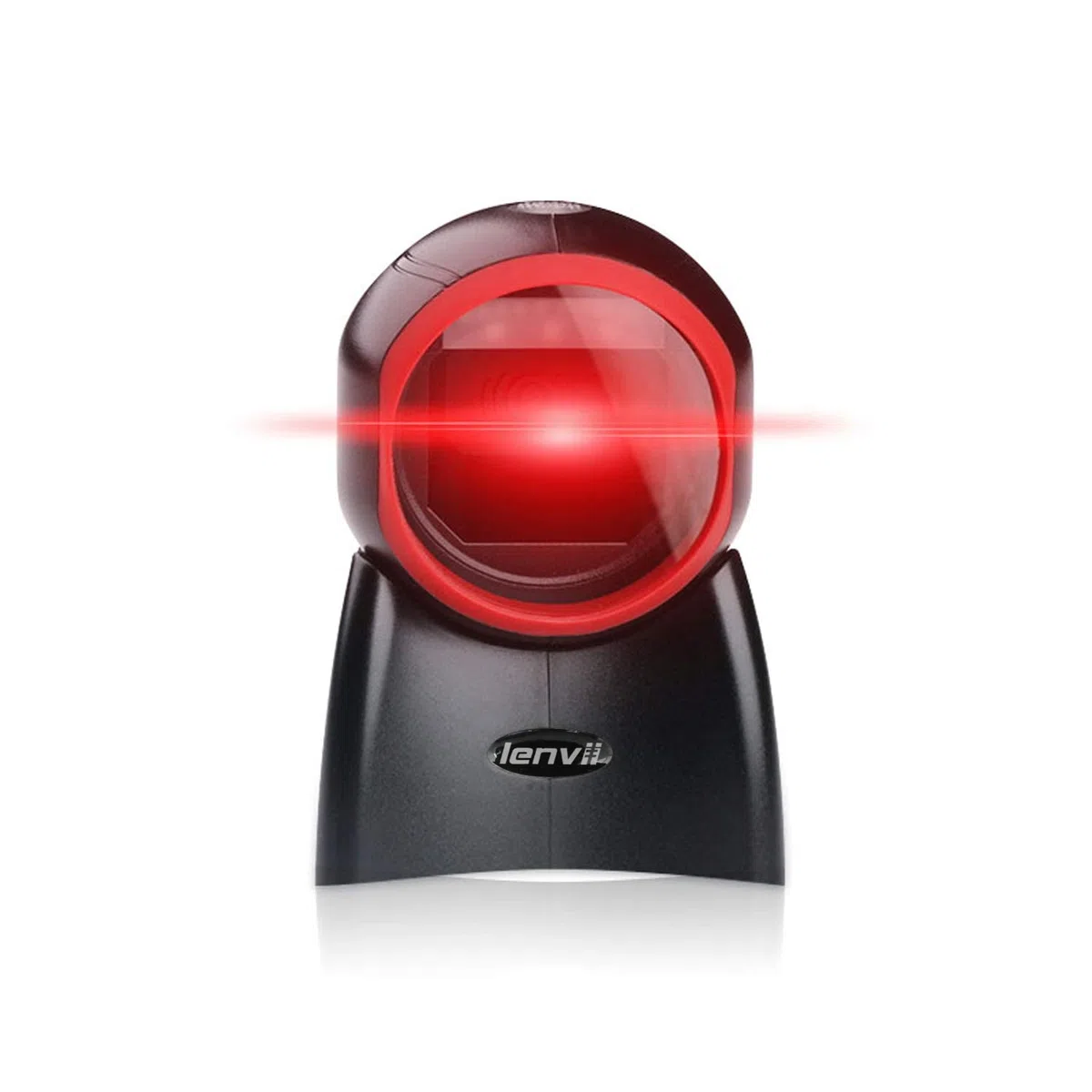 LENVII E655 Lettore di Codici a Barre Mani Libere, 1D/2D QR Code Scanner, Lettore Barcode Usb Desktop Auto Barcode Scanner per Magazzino Supermercato Negozio Sistema POS