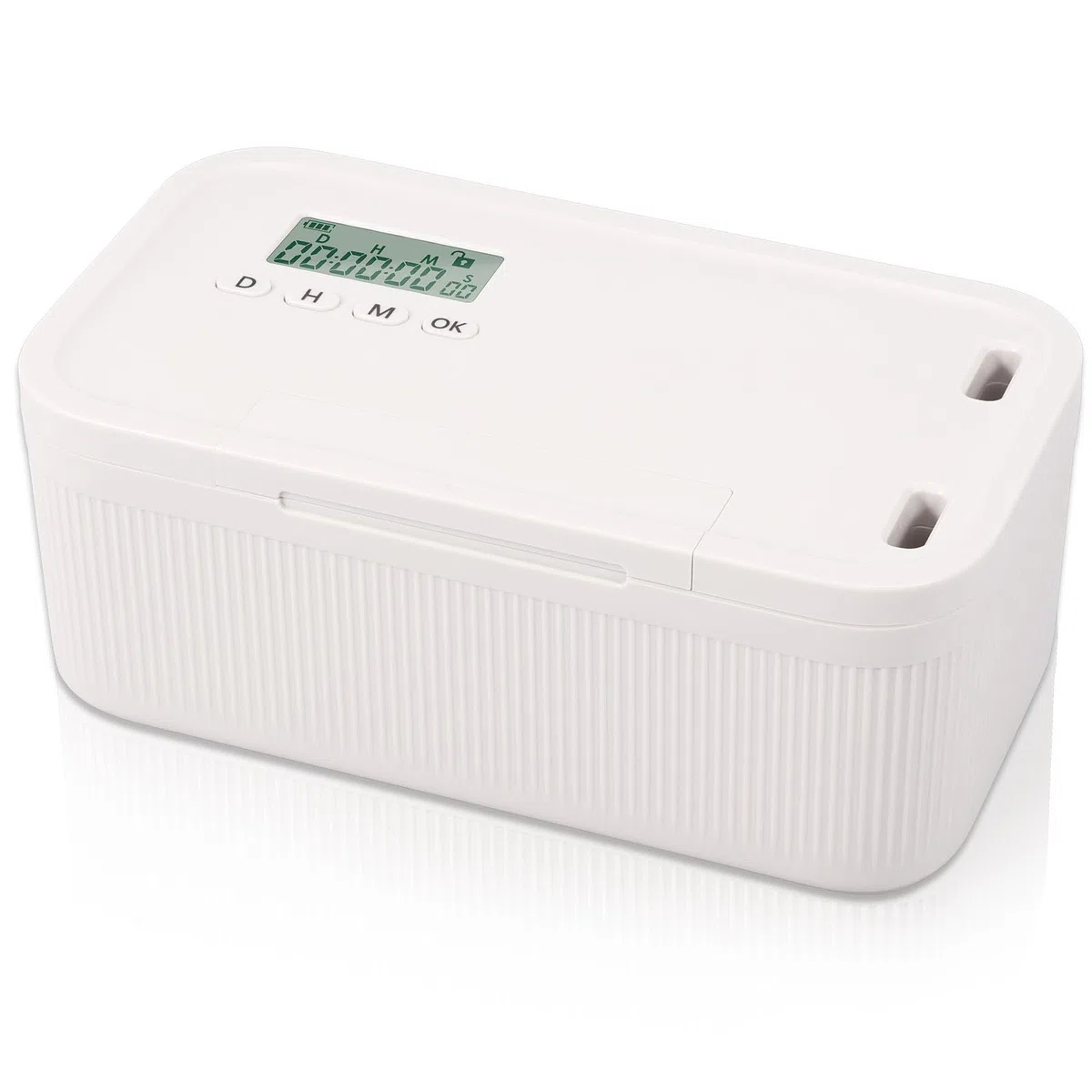 Safe Timed Lock Box, cassaforte per cellulare con timer, multipurpose Lockable Box con timer e 2 modalità di lavoro, prigione per cellulare, per cucina, casa, scuola, uso personale, viaggi, 23,9 x
