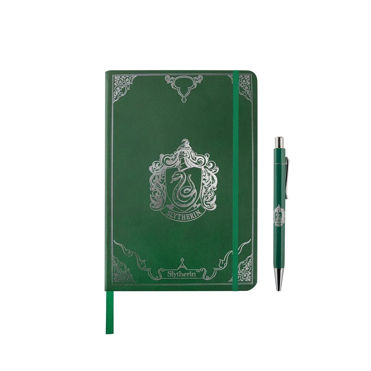 Cinereplicas Harry Potter - Set di cancelleria deluxe Serpeverde - Licenza ufficiale