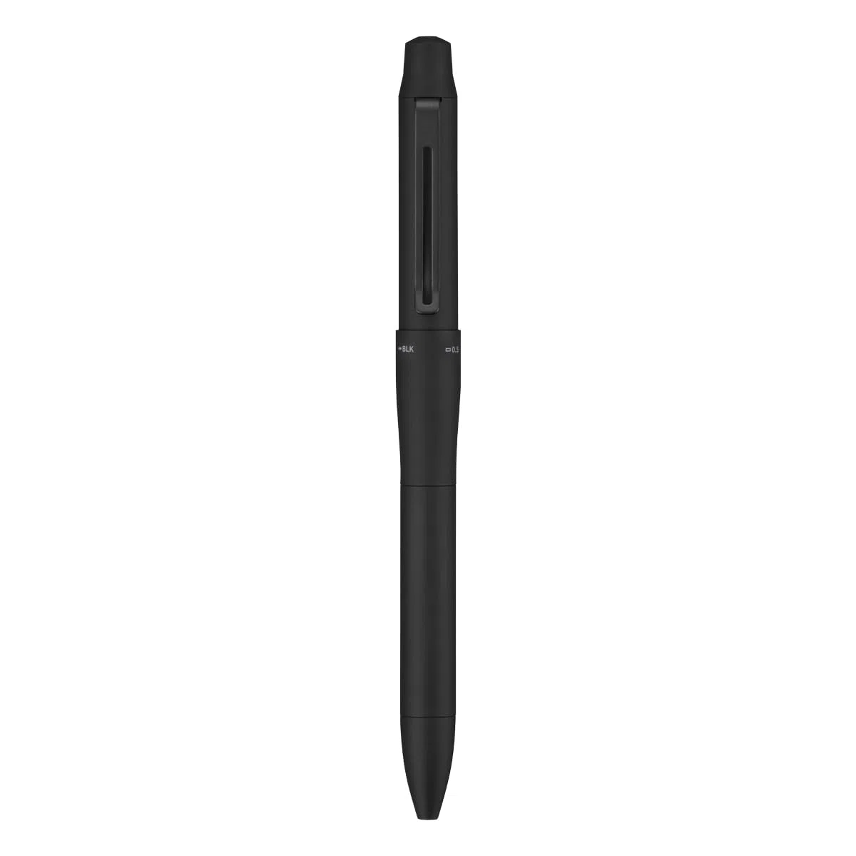 Uni Jetstream Prime 3&1 Penna a sfera multifunzione, dotata di inchiostro a base di olio da 0,7 mm (nero, rosso, blu), portamine da 0,5 mm, corpo in metallo, nero, MSXE455007.24