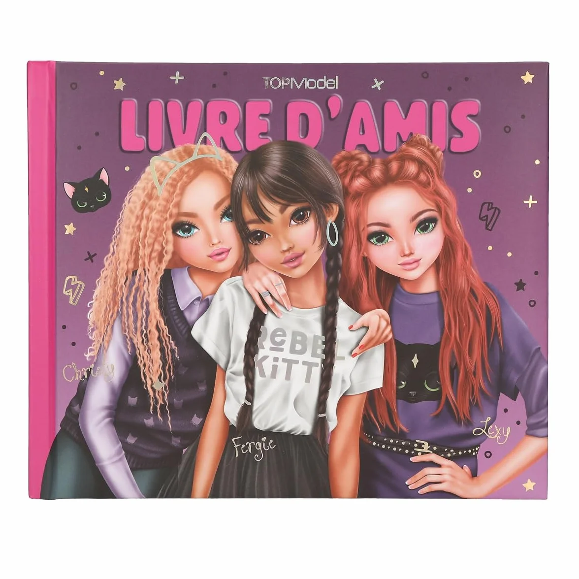 Depesche Libro dell'amicizia TOPModel modello Mon Libro degli amici Christy, Lexy e Fergie (versione francese - versione francese)