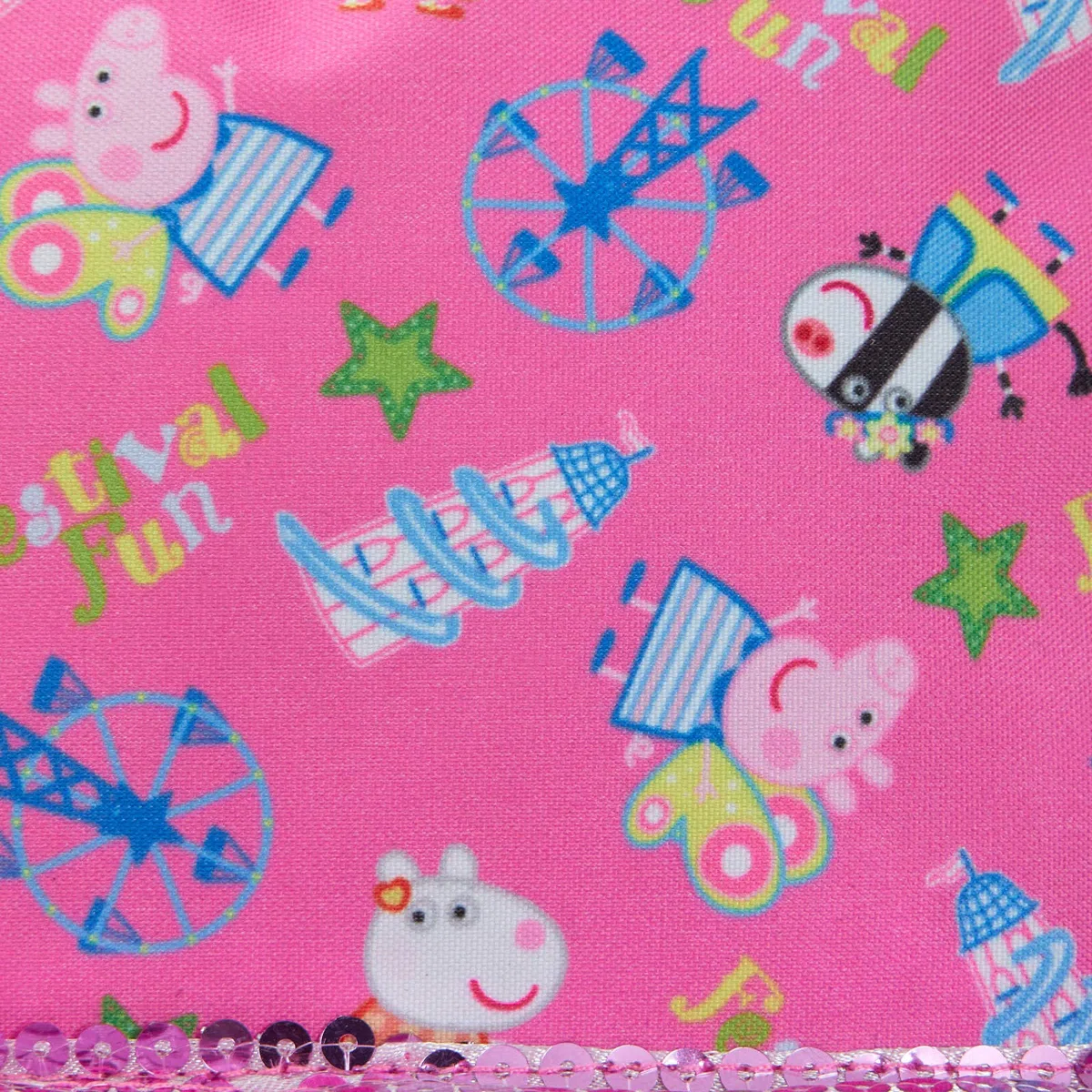 Zaino Peppa Pig Lusso Paillettes Zaino per Ragazze Rosa Scuola Borsa Pranzo per Bambini