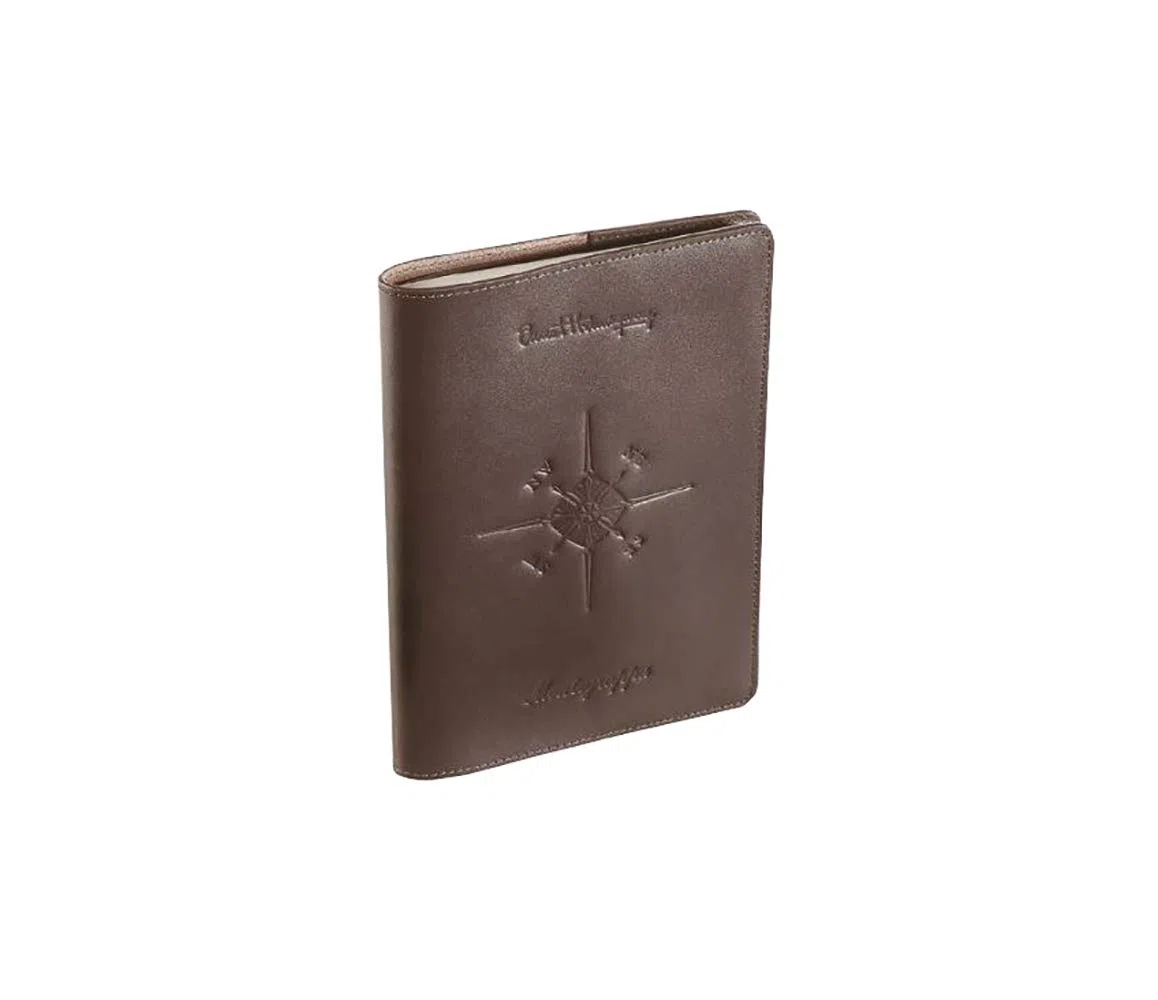 Ernest Hemingway - Custodia in pelle per notebook, formato A5