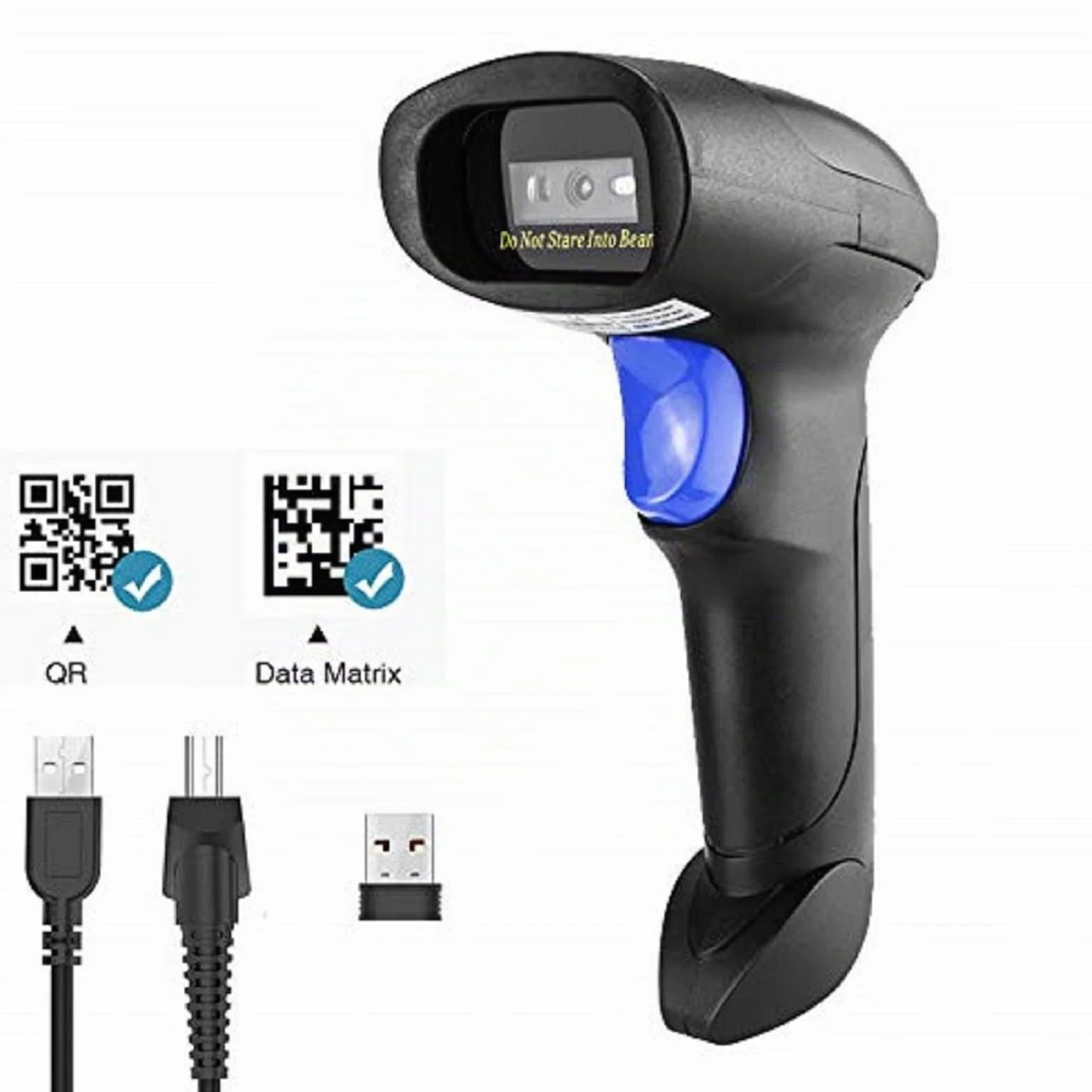 NetumScan scanner wireless per codici a barre 2D, per QR, PDF417, DataMatrix, Maxicode, per PC e computer, modello NSL8