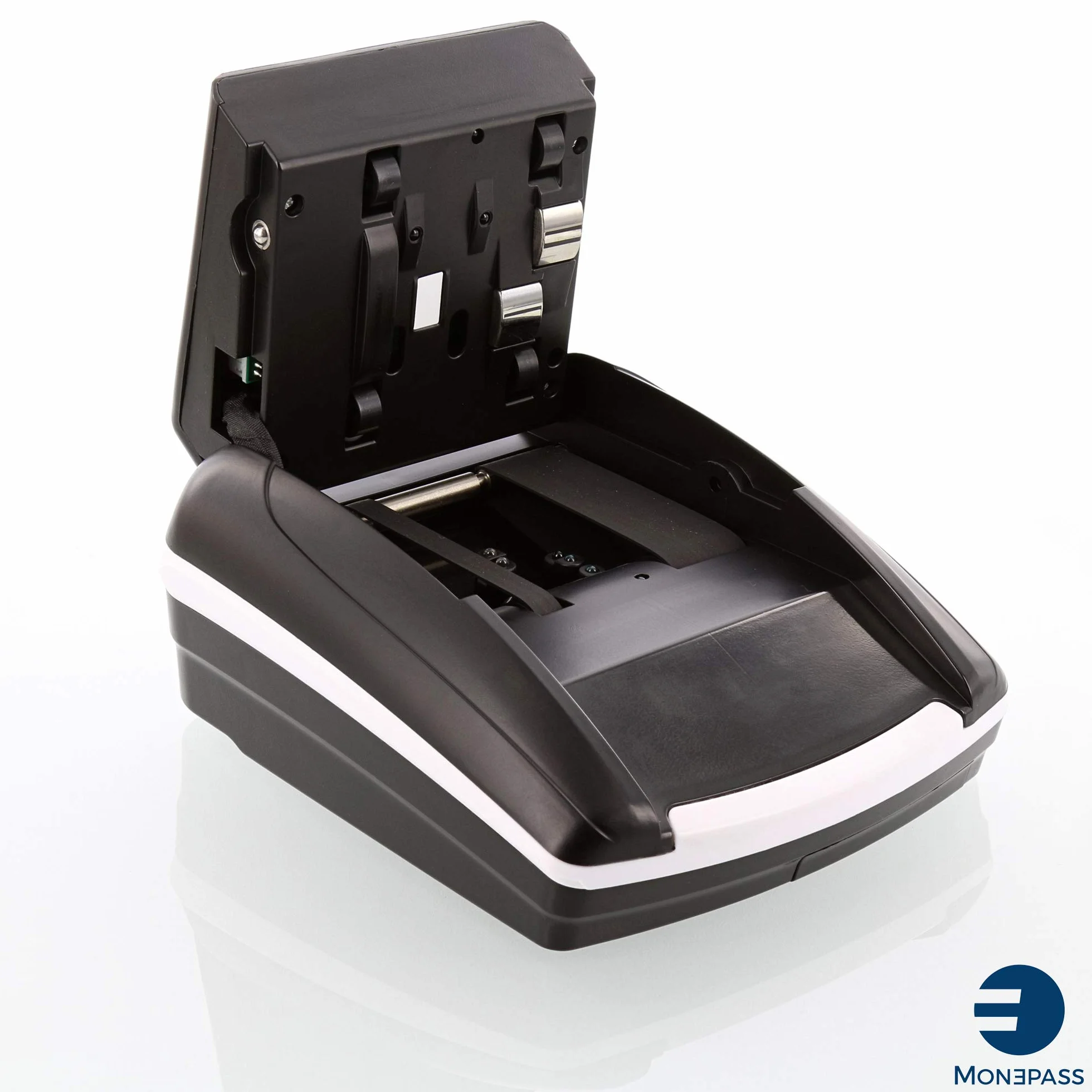 Monepass D5X - Rivelatore automatico di banconote false Euro con 5 sistemi di rilevamento e affidabilità del 100% (test ufficiale BCE) - Introduzione biglietti multi-senso (4)