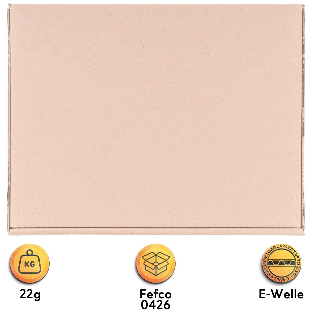 verpacking 50 Scatole fustellate marroni | 16,5 x 12,5 x 2 cm - GB 0 | formato A6 | scatole per spedizioni ultra piatte