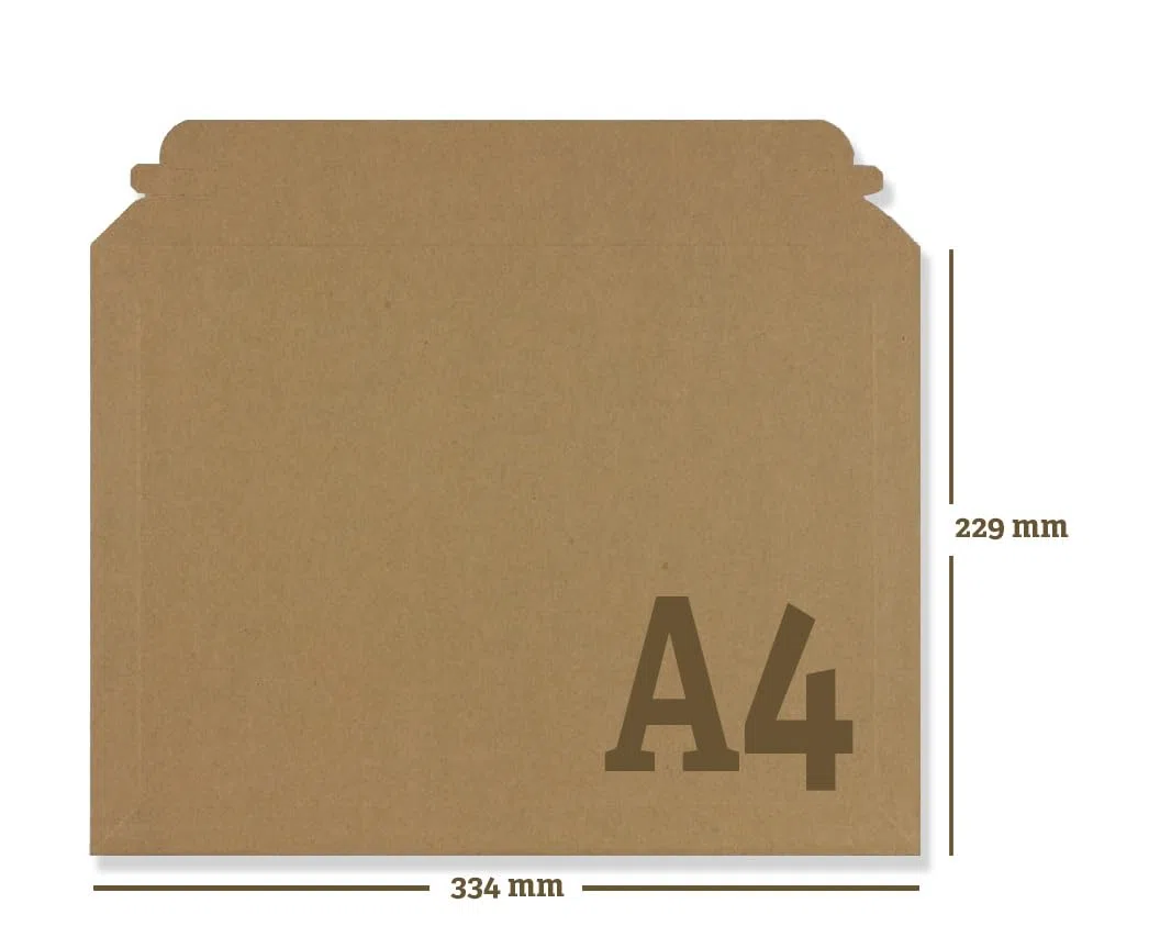 Buste Cartone per Spedizioni - Formato A4-234 mm x 334 mm (25)