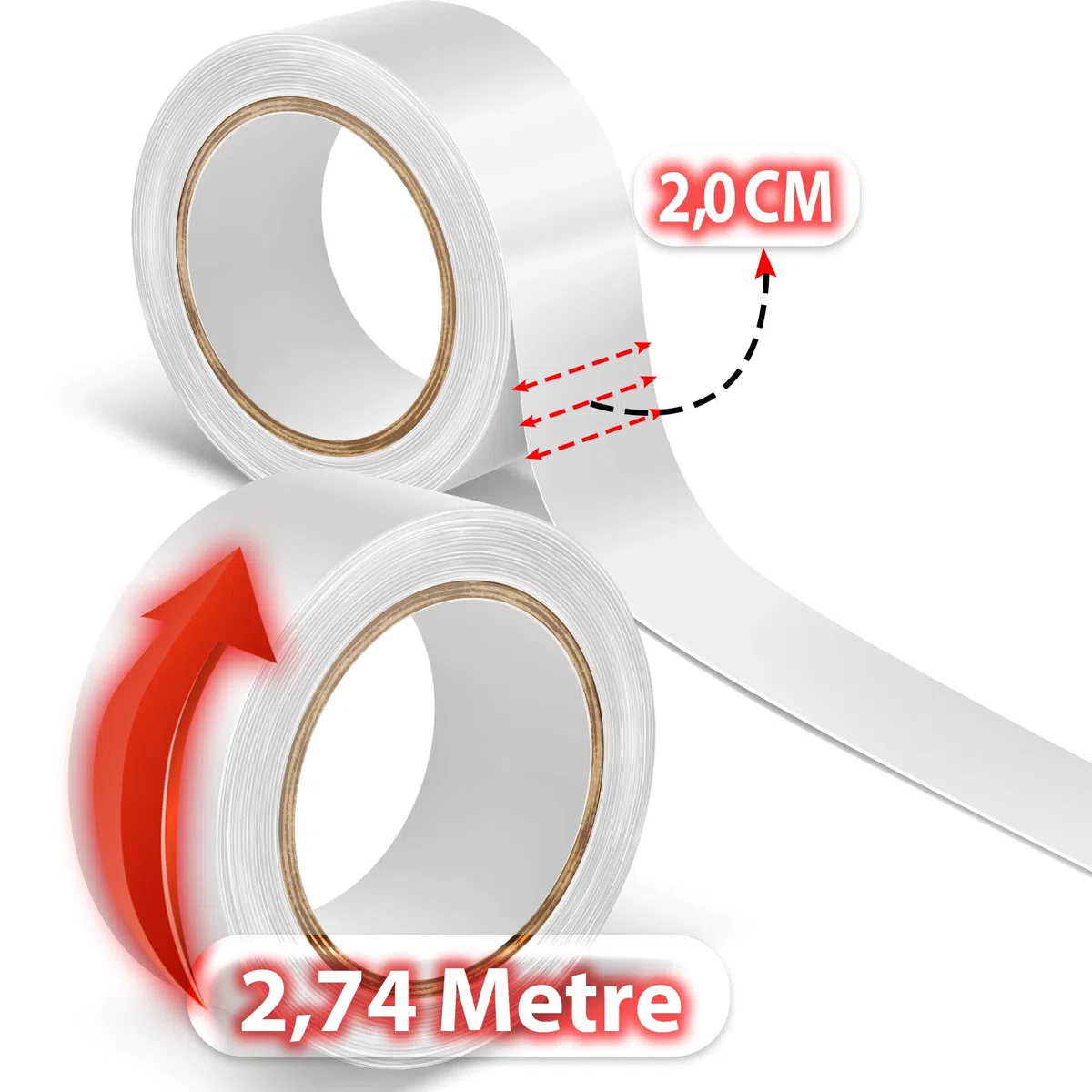 Extenda Bond Plus - Rotolo di nastro con fori (3/4 "x 3 yarde)