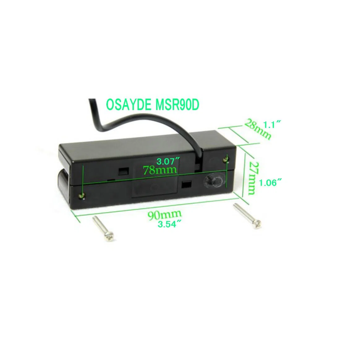 MSR90D Credito Magstrip Swipe Reader di Raccolta Dati USB Striscia Magnetica Card 3 Tracce Pos Mini Mag Hi-Co Swiper Compatibile per MSR90