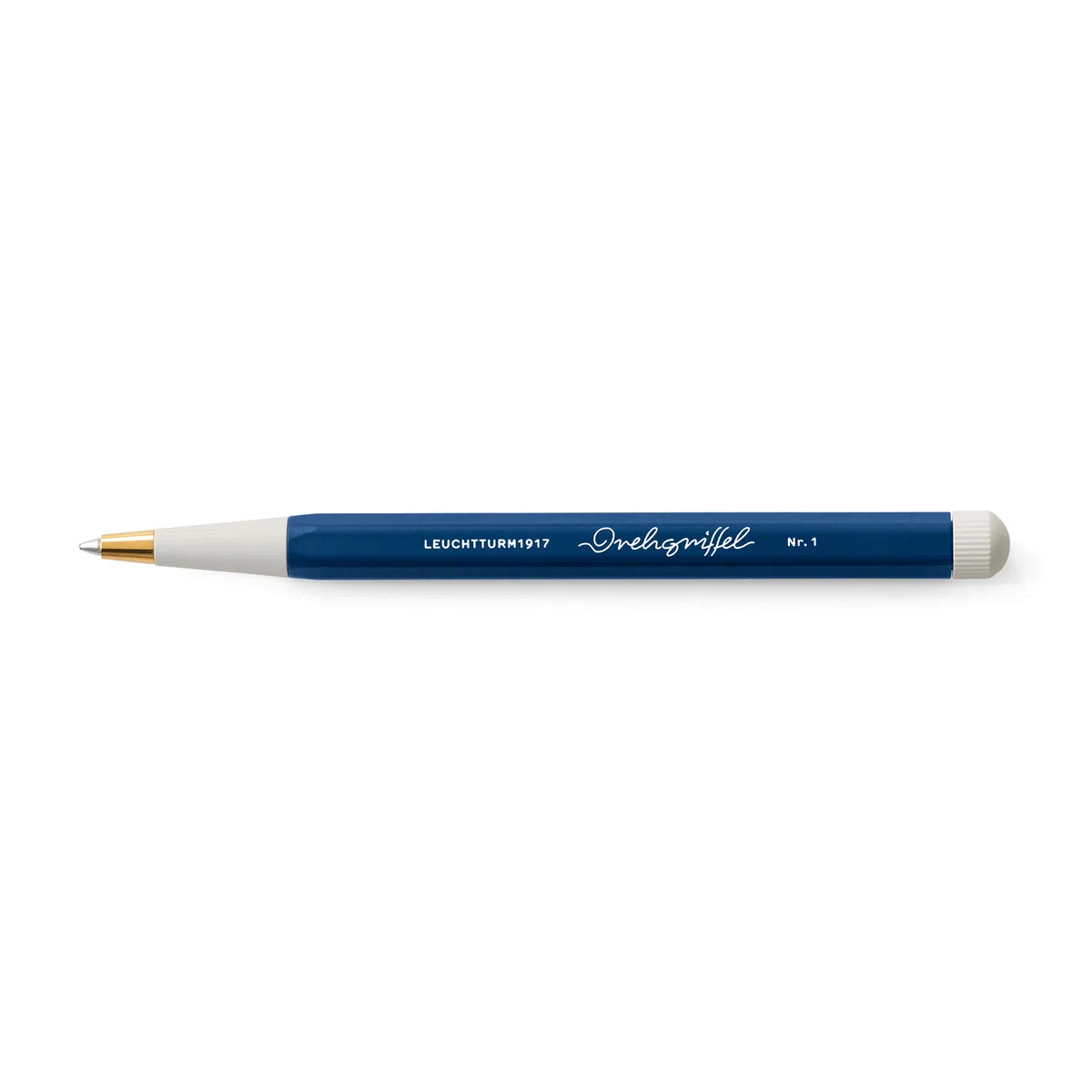 LEUCHTTURM1917 365592 Drehgriffel Nr. 1, Blue Mare, Penna a sfera con inchiostro blu royal Tinte