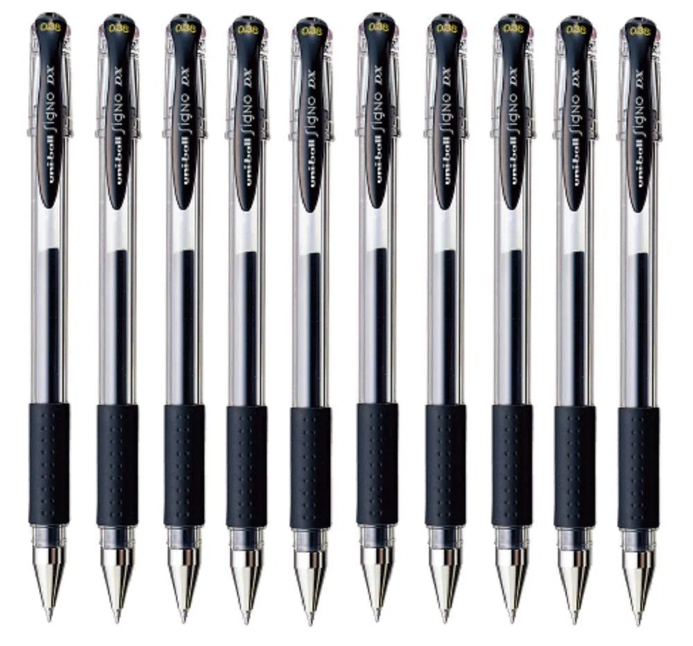 Uni-ball Signo DX UM-151 Gel Ink Pen 10 Set (Nero)