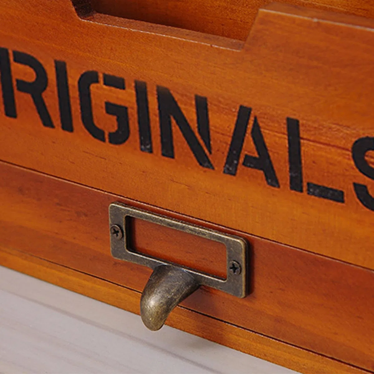 Portadocumenti da parete – Porta documenti in legno, organizer per ufficio e lettere | Supporto a parete con 3 scomparti e cassetto per studio, camera da letto, soggiorno