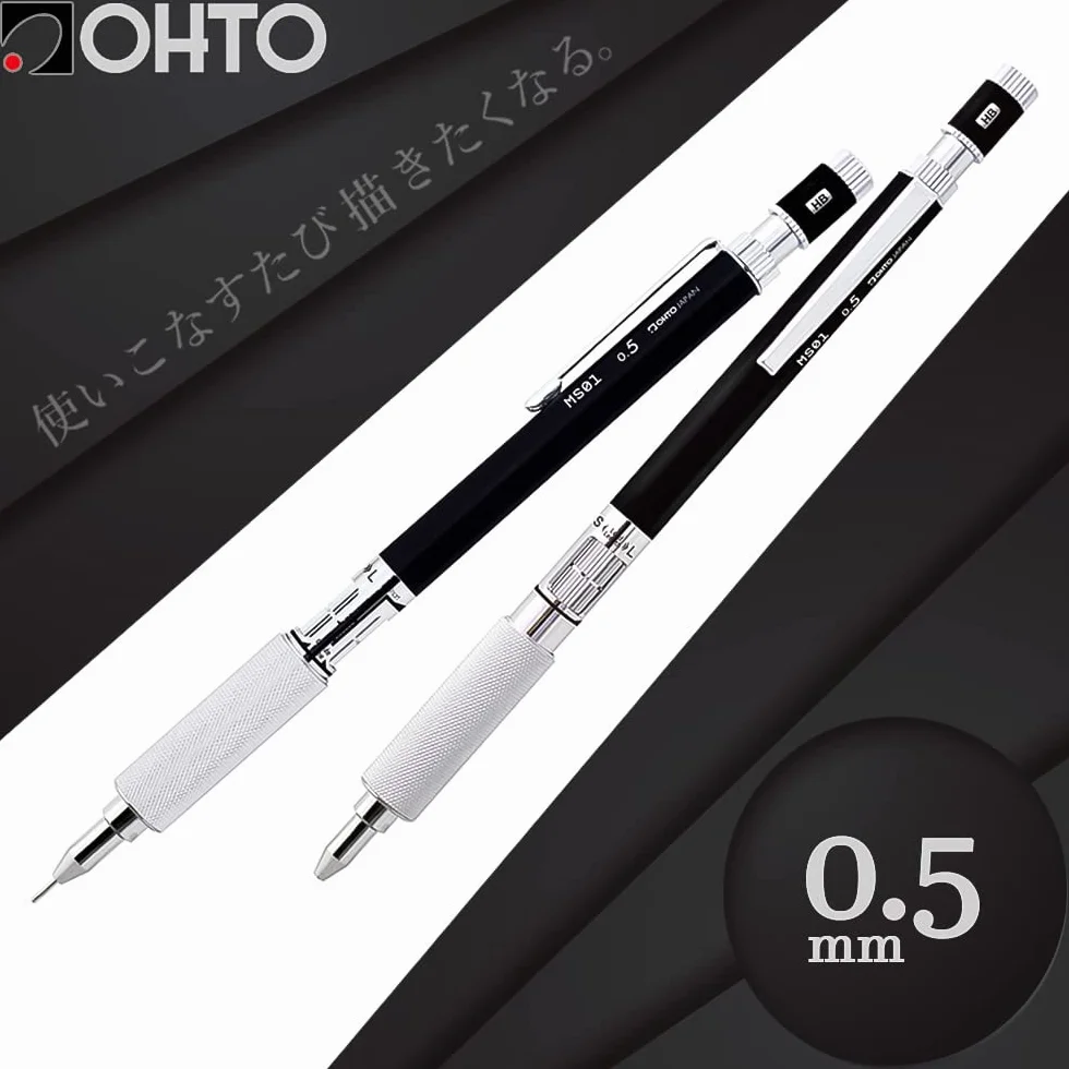 OHTO MS01 Mechanical Pencil | 0.5mm | Black