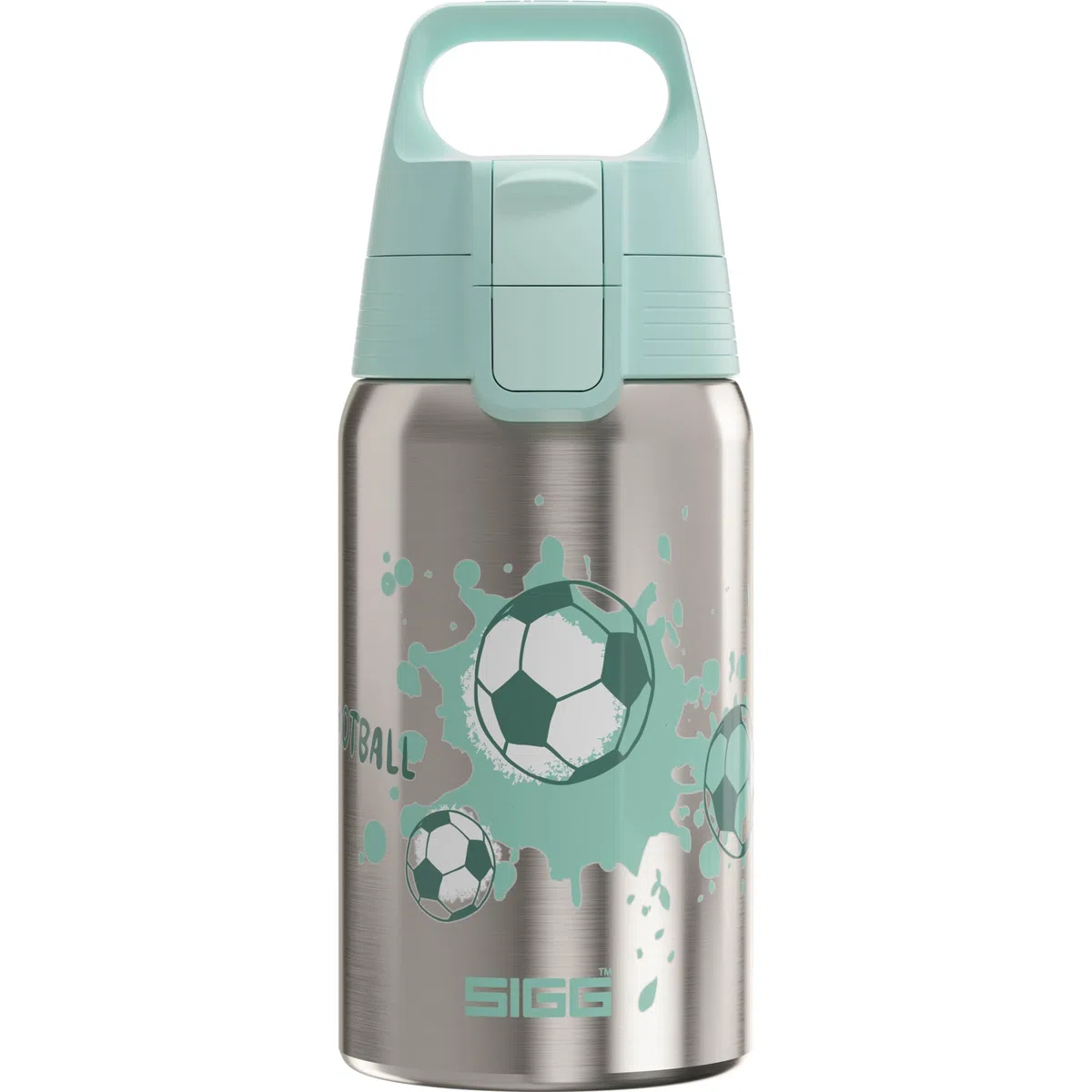 SIGG - Borraccia Bambini In Acciaio Inox - Shield One - Perfetta Per Bevande Gassate - Ermetica - Leggera - Senza BPA - 0,5L