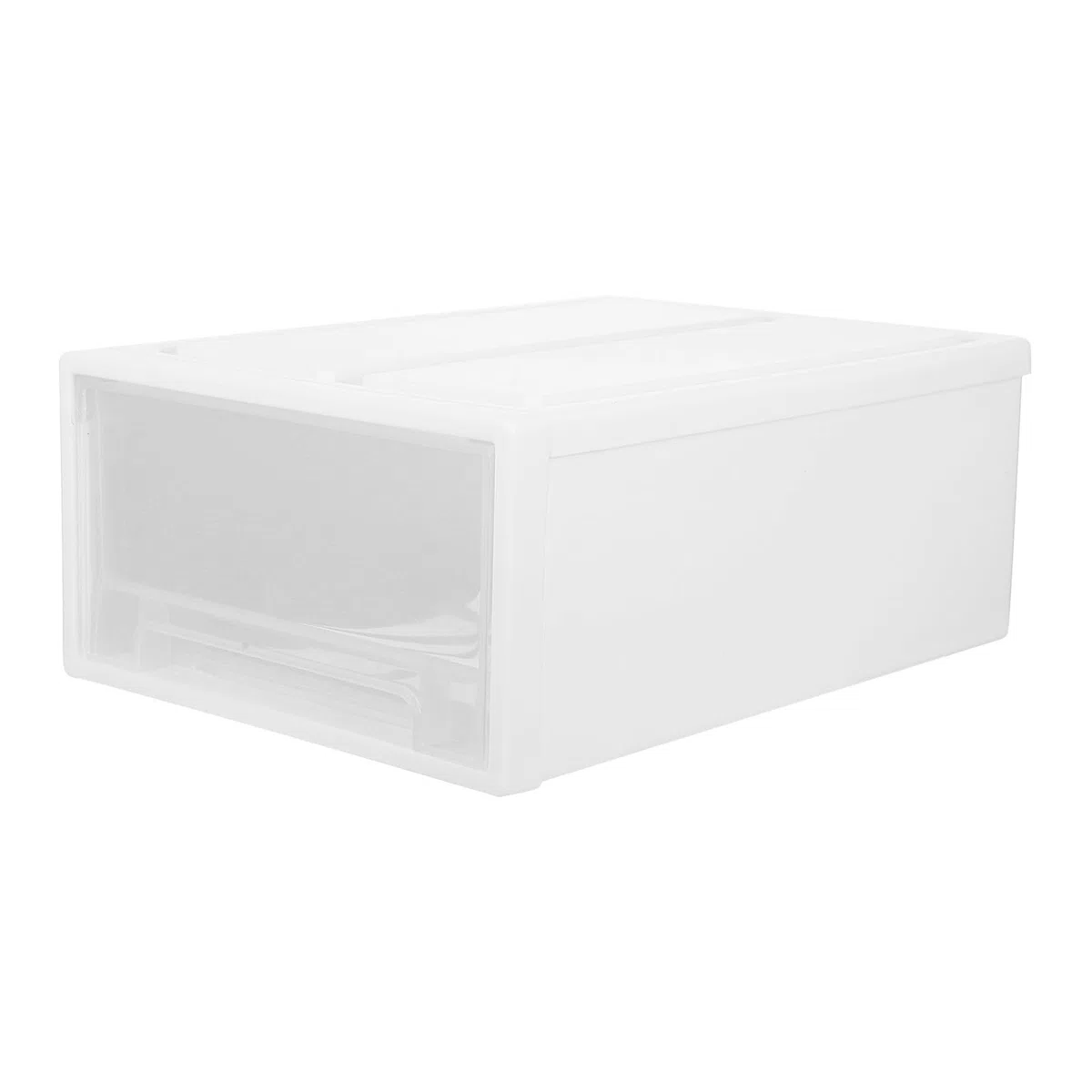 Healeved Organizer da Scrivania Cassetti Trasparenti 8l, Scatola Portaoggetti per Organizzazione e Stoccaggio, Contenitore Multifunzione per Cosmetici e Piccoli Accessori in Casa e Ufficio