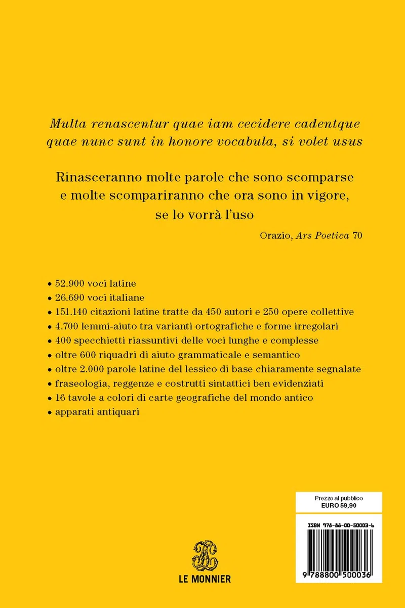 Il latino. Vocabolario della lingua latina. Latino-italiano italiano-latino