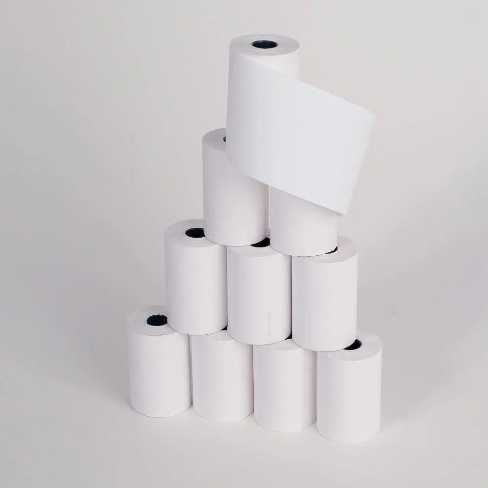 Rotoli POS carta termica BPA free mm. 57 x 38 diam. x 12 POS - Pezzi 50