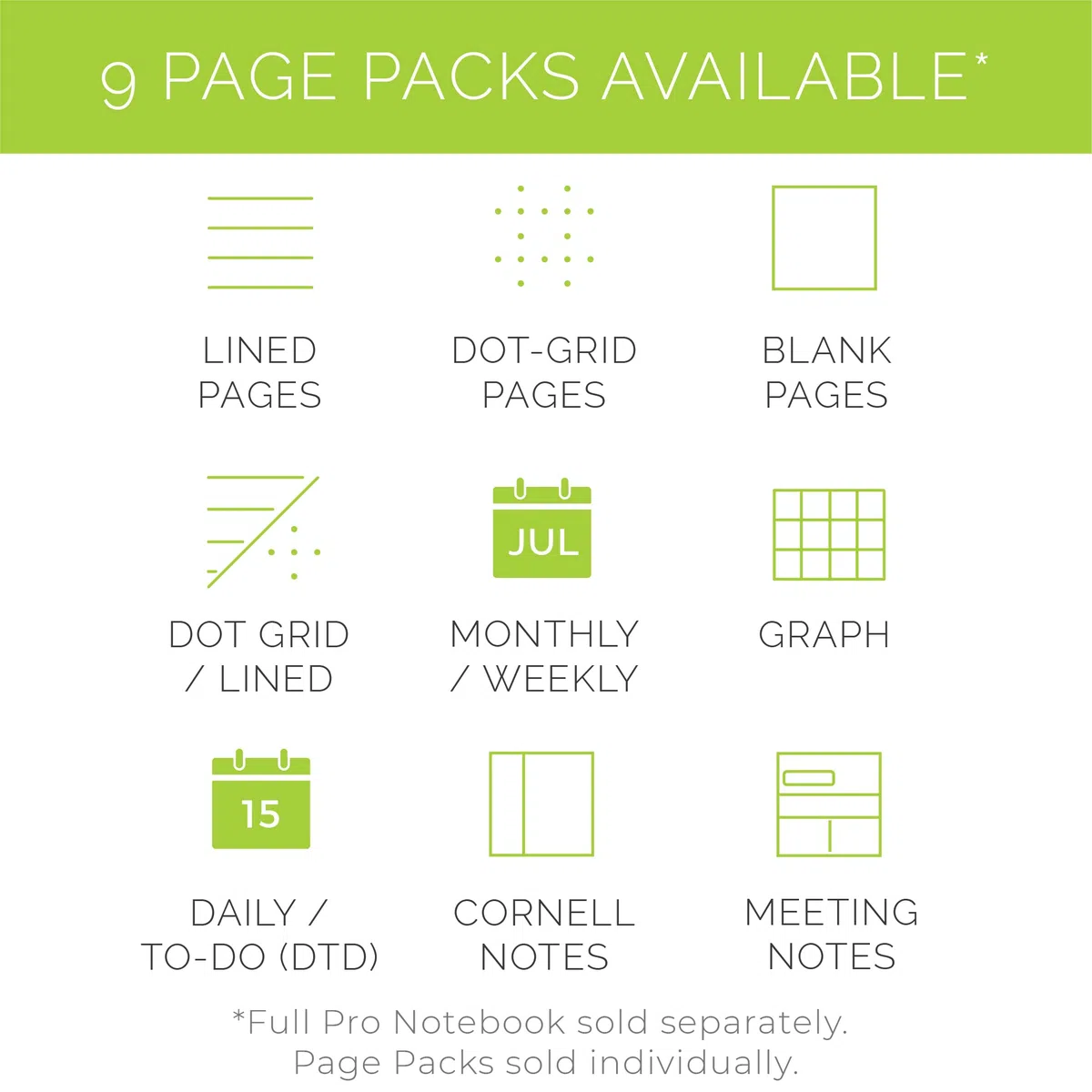 Pro 2.0 - Pacchetto pagina lettera - Dot Grid