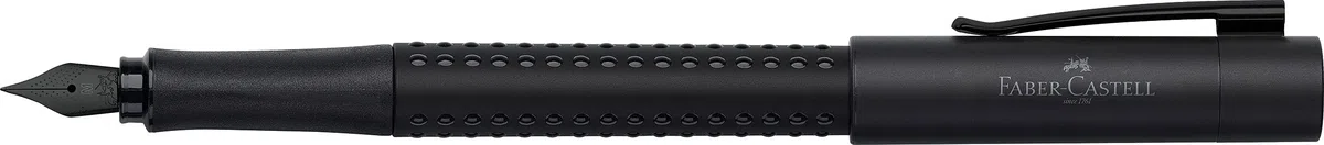 Faber-Castell Stilografica Grip Edition All Black M