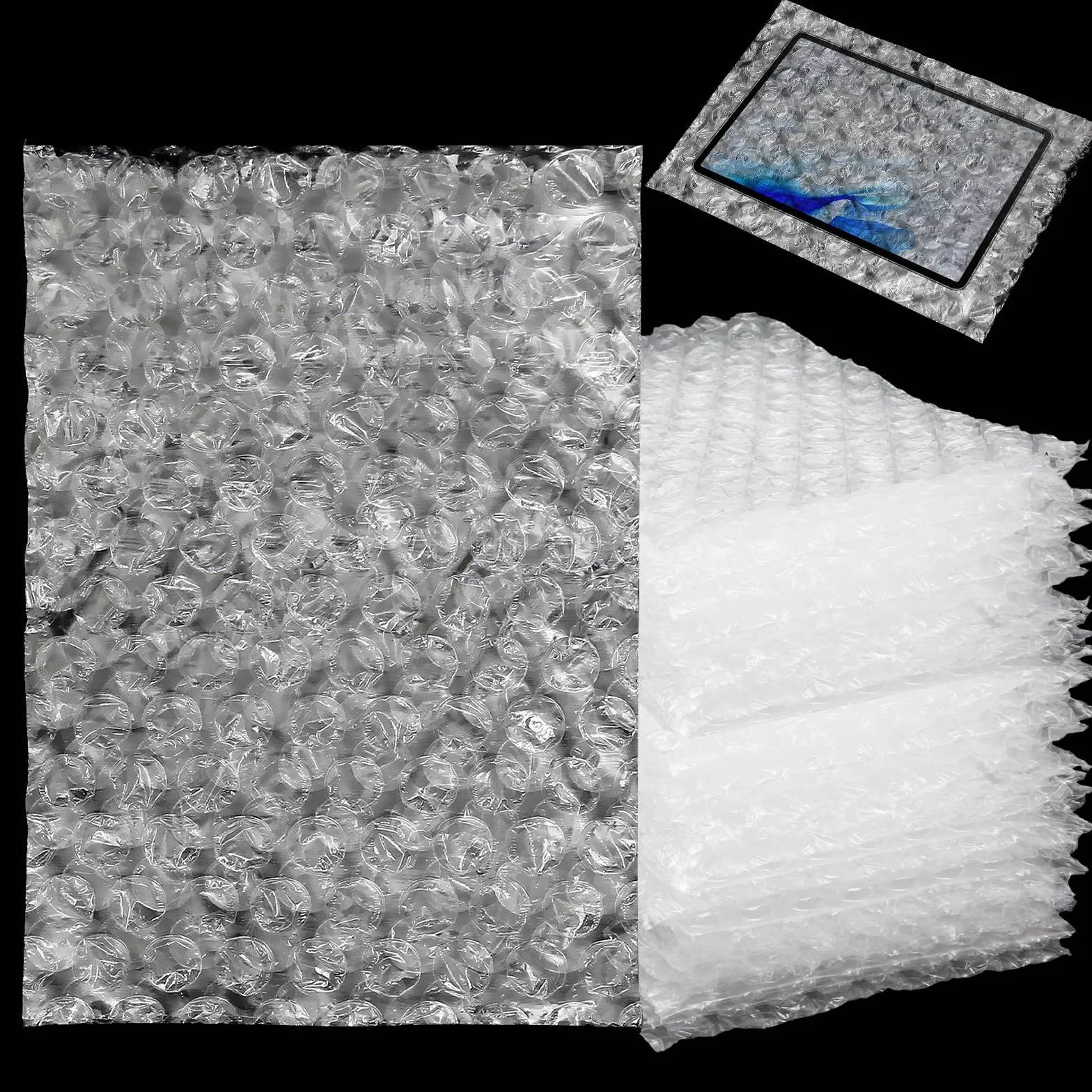 200 Pezzi Pluriball Imballaggio 10 x15 CM,Plastica Pluriboll,sacchetti a bolle d'aria,per Carta Imballaggio Bolle per Imballaggio Oggetti Fragili Trasloco