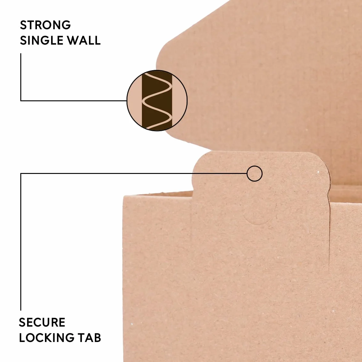 verpacking Scatole pieghevoli 250 x 150 x 100 mm marrone (dimensioni esterne 258 x 158 x 105 mm) WP 30 cartone di spedizione cartone DHL Hermes DPD GLS imballaggio (50 pezzi)