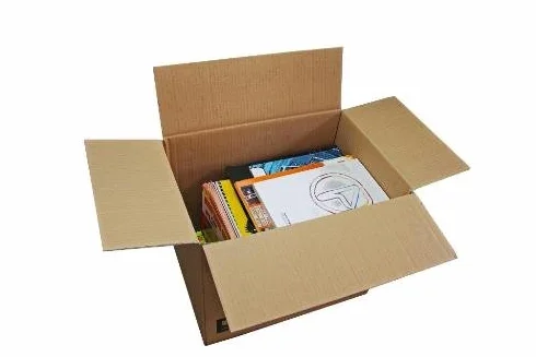 10 Scatole Cartone 2 Onde Trasloco+Spedizione FRAGILI-Libri cm. 40x29 h35