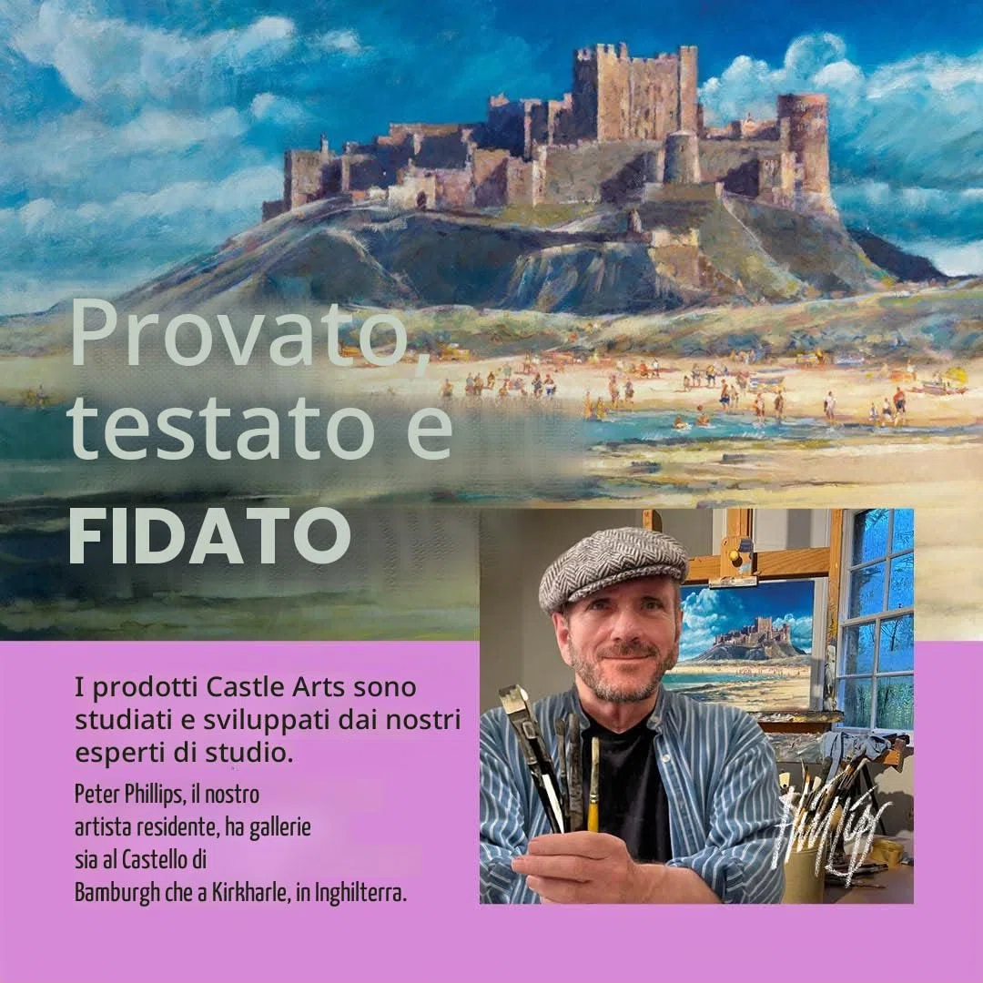 Castle Art Supplies Set da 60 pezzi di disegno e disegno | Grafite, matite solubili in acqua + bastoncini, fineliners | per artisti professionisti e adulti | in custodia con zip