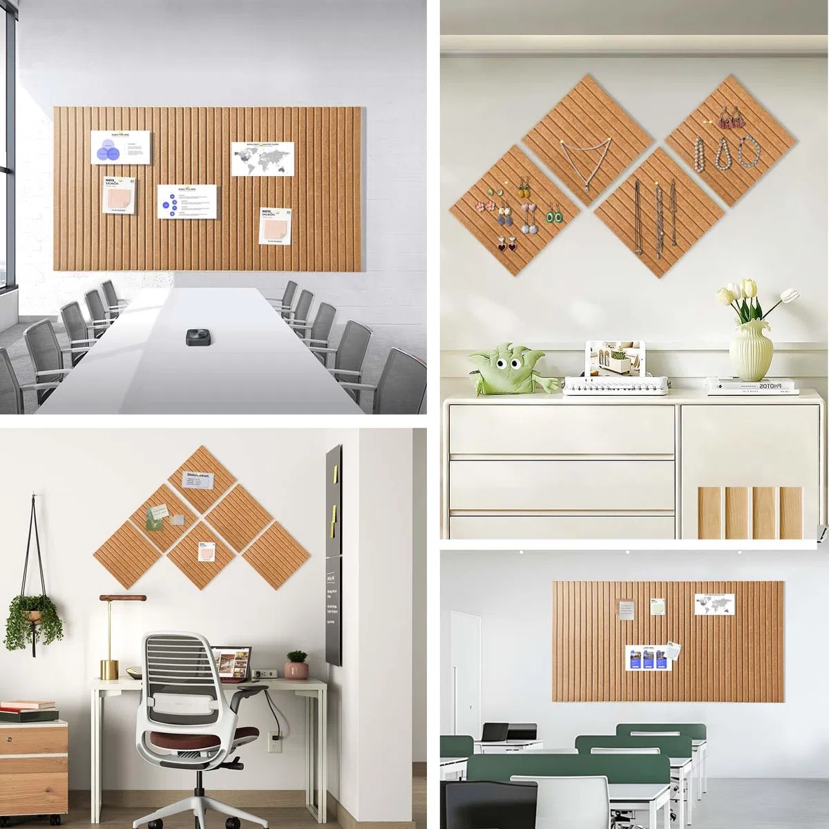 Bacheca in feltro, autoadesiva, 120 x 60 cm, striscia verticale, bacheca decorativa in feltro, per cameretta dei bambini, ufficio, cucina, rame