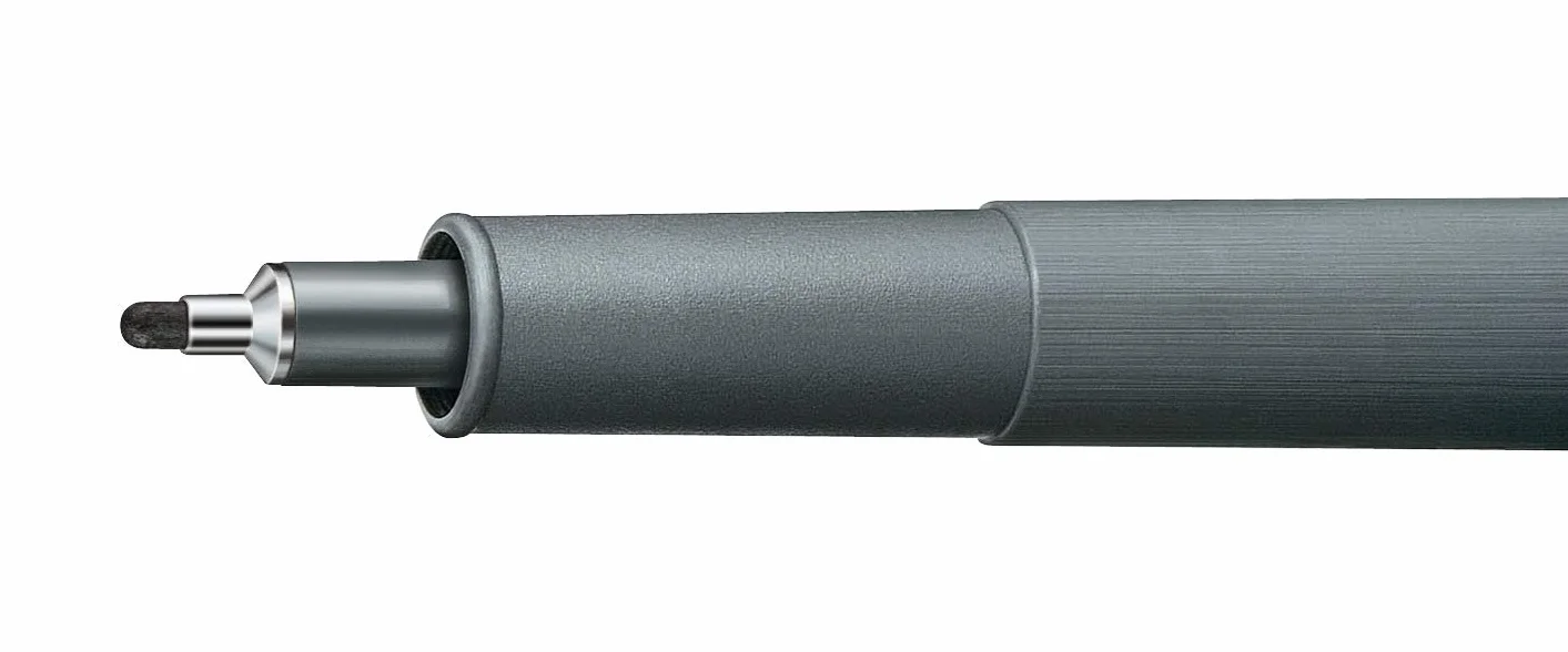 STAEDTLER penne Pigment Liner, inchiostro nero, punta in metallo, larghezza tratto 1.2 mm, ideali per disegno tecnico, confezione da 10, 308 12-9